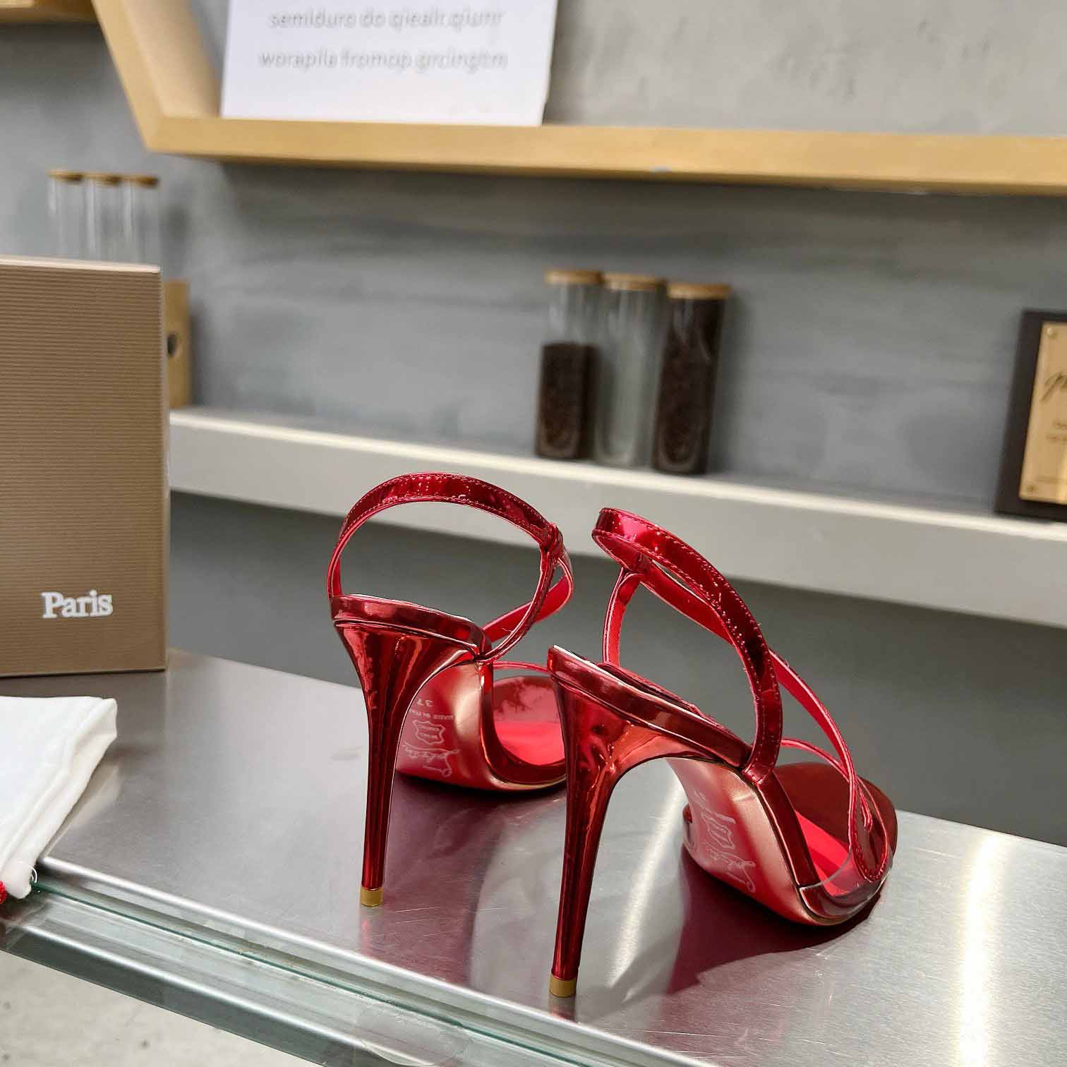 Christian Louboutin Rosalie 100 mm Sandals  - FashionPlug