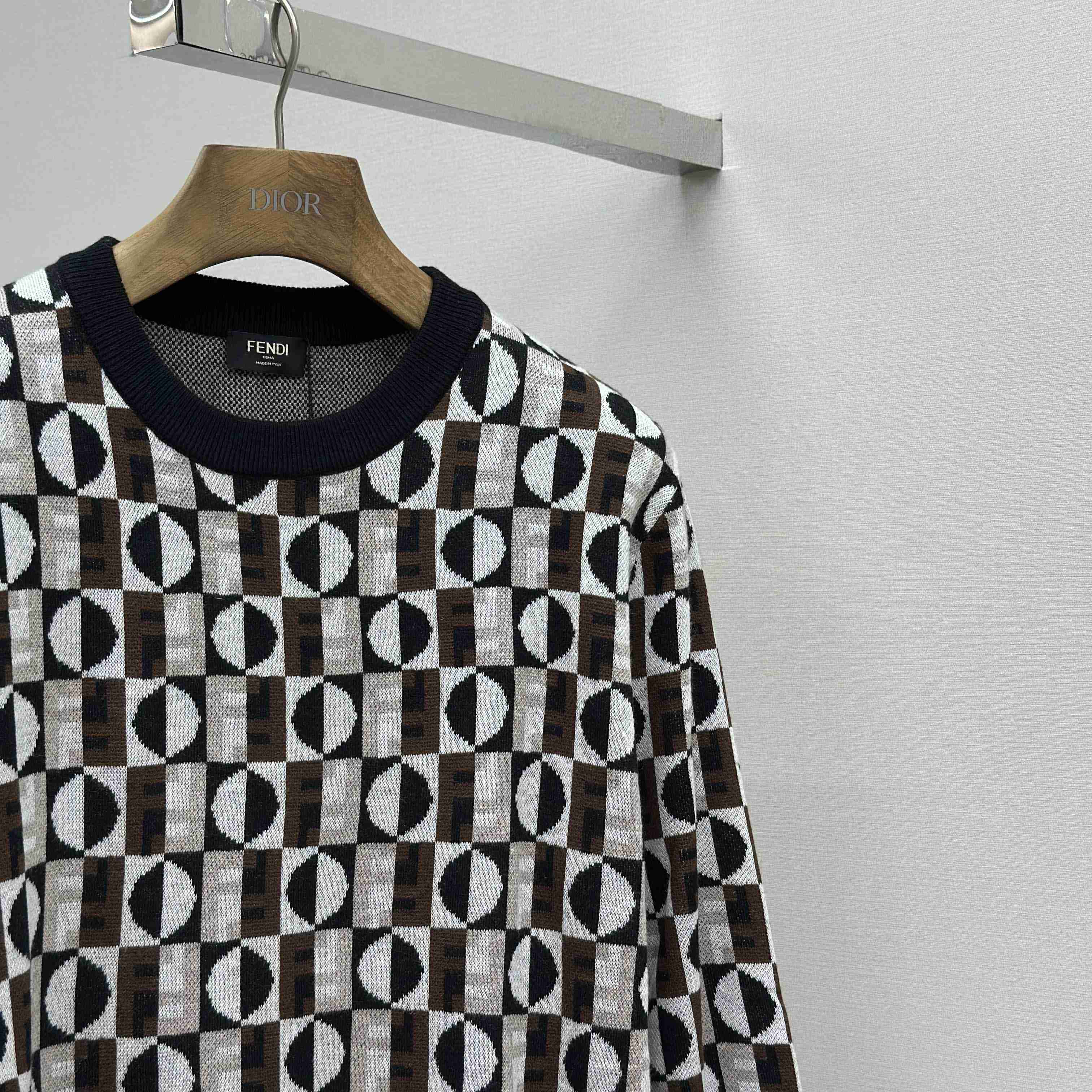 Fendi Multicolour Wool Jumper - FashionPlug