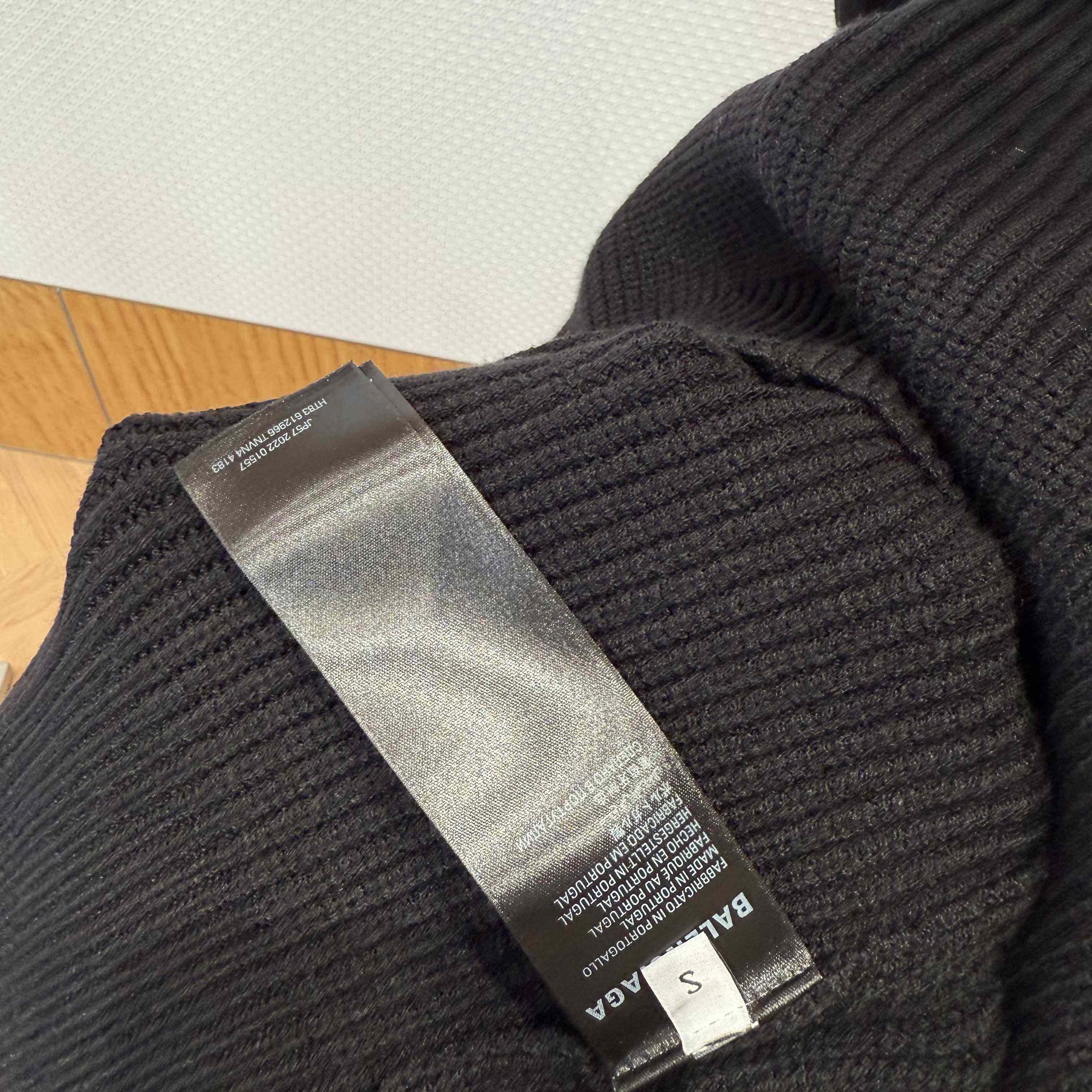 Balenciaga Logo-patch Stretch-wool Jumper - FashionPlug