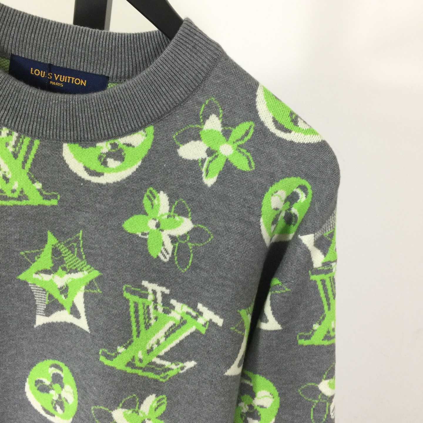 Louis Vuitton Monogram Wool Blend Pullover - FashionPlug