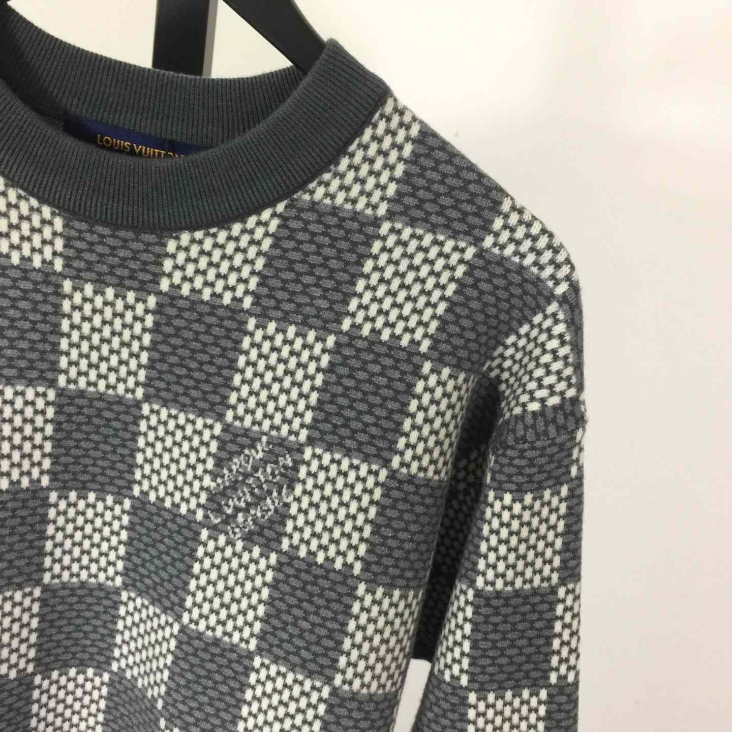 Louis Vuitton Damier Wool Blend Pullover - FashionPlug