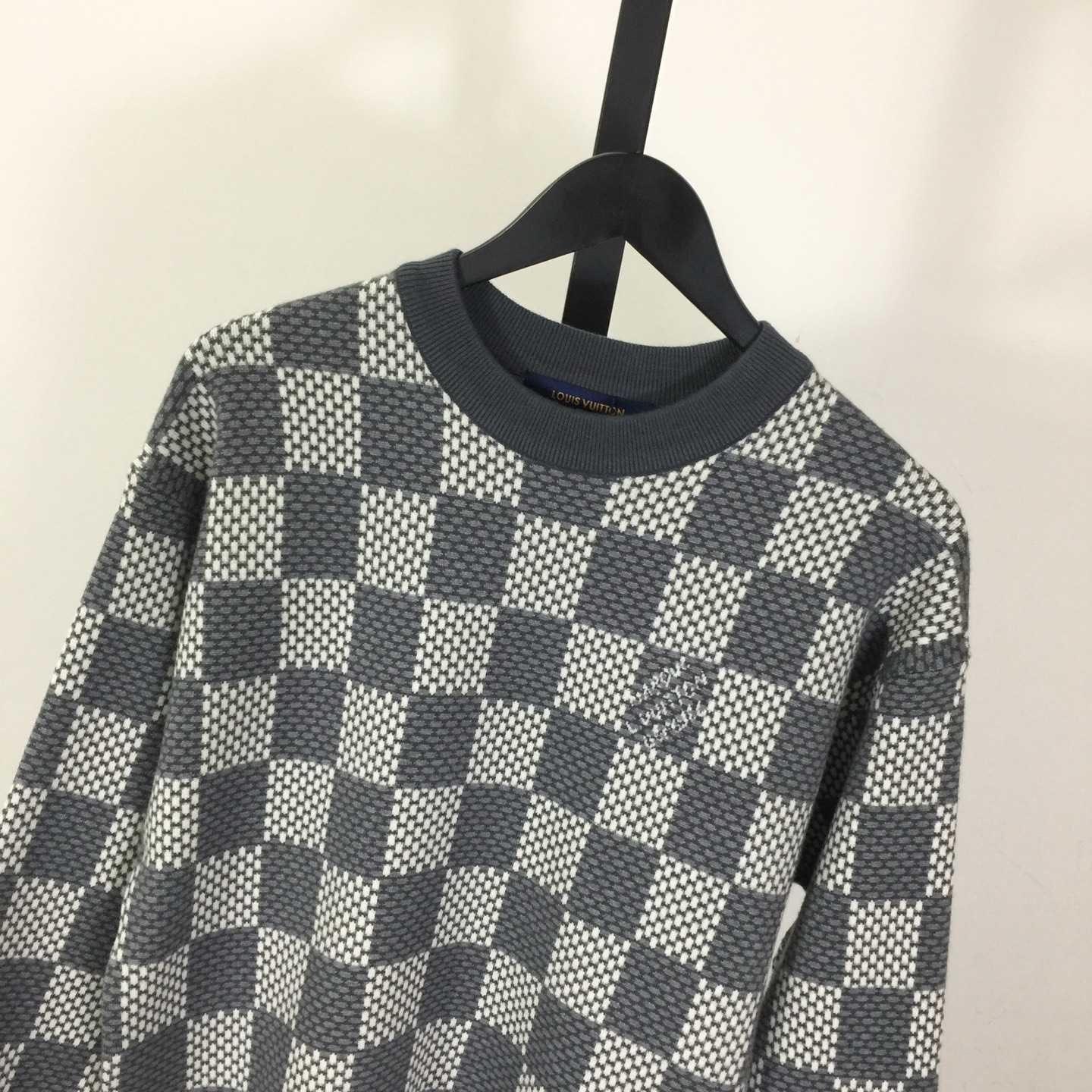 Louis Vuitton Damier Wool Blend Pullover - FashionPlug