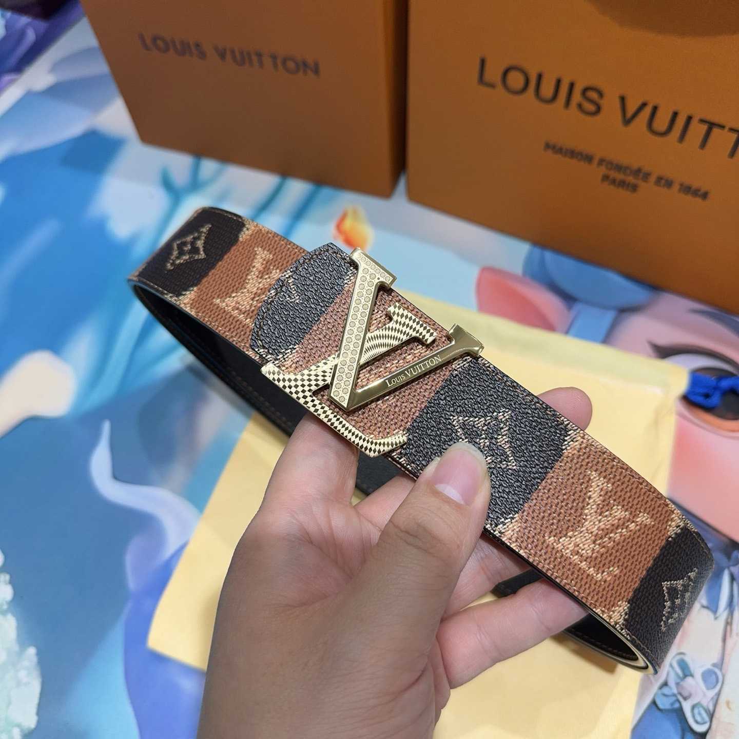Louis Vuitton 40mm Reversible Belt  - FashionPlug