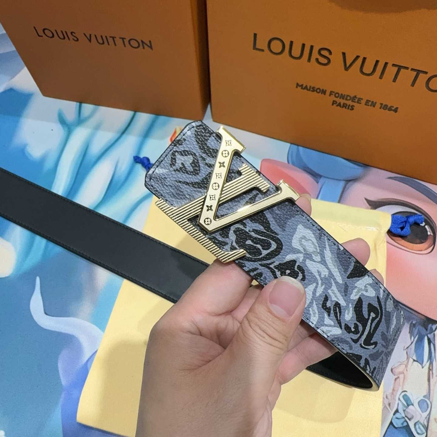 Louis Vuitton 40mm Reversible Belt  - FashionPlug