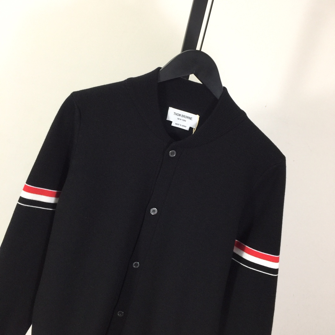 Thom Browne 4-Bar Cardigan - FashionPlug