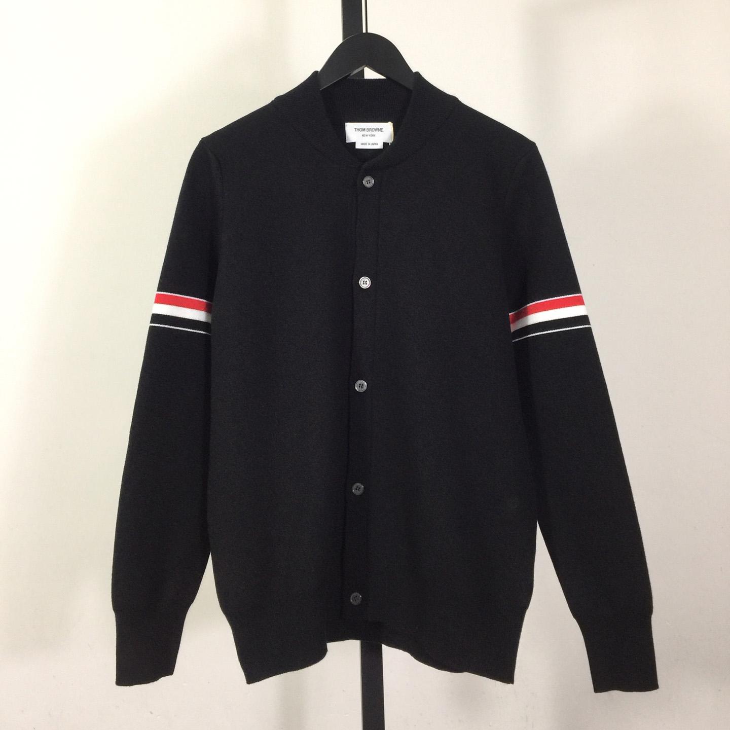 Thom Browne 4-Bar Cardigan - FashionPlug