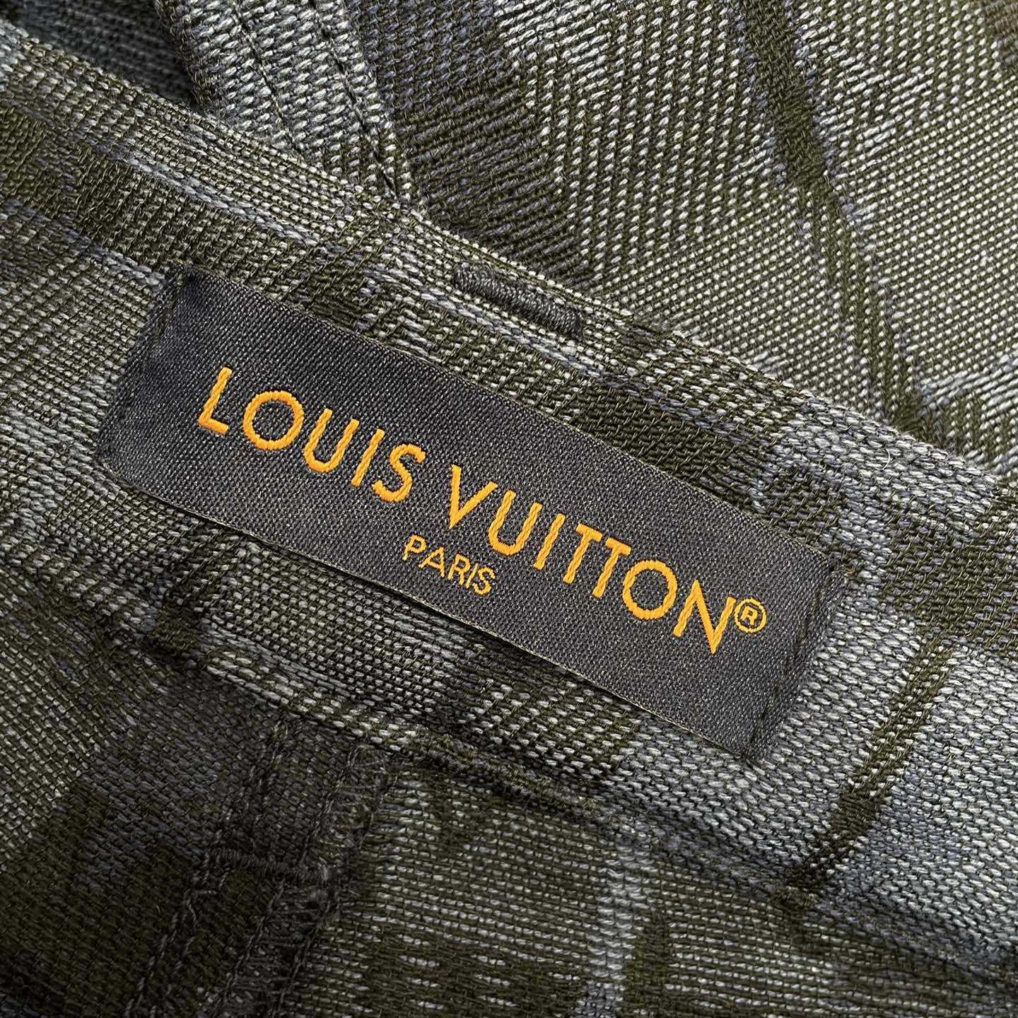 Louis Vuitton Monogram Tartan Denim Pants   1AIJUQ - FashionPlug