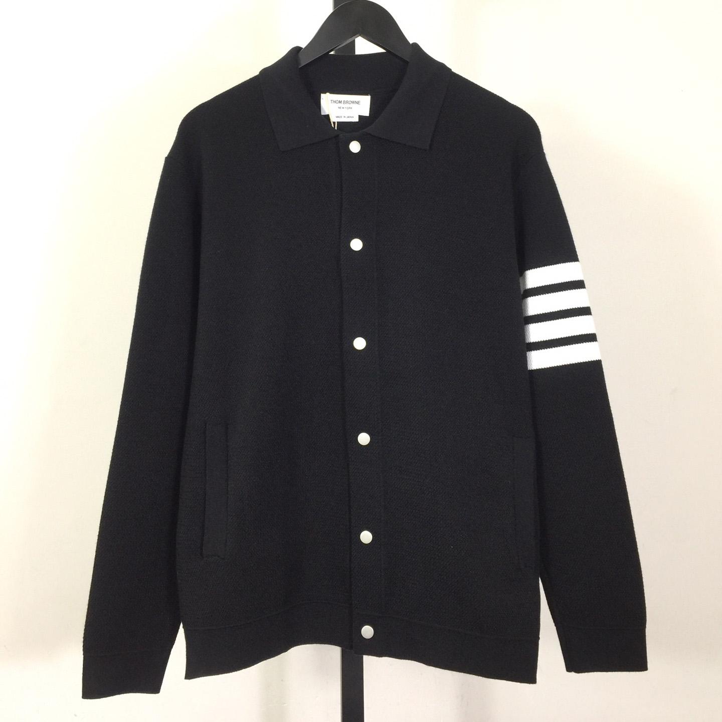 Thom Browne 4-Bar Cardigan - FashionPlug
