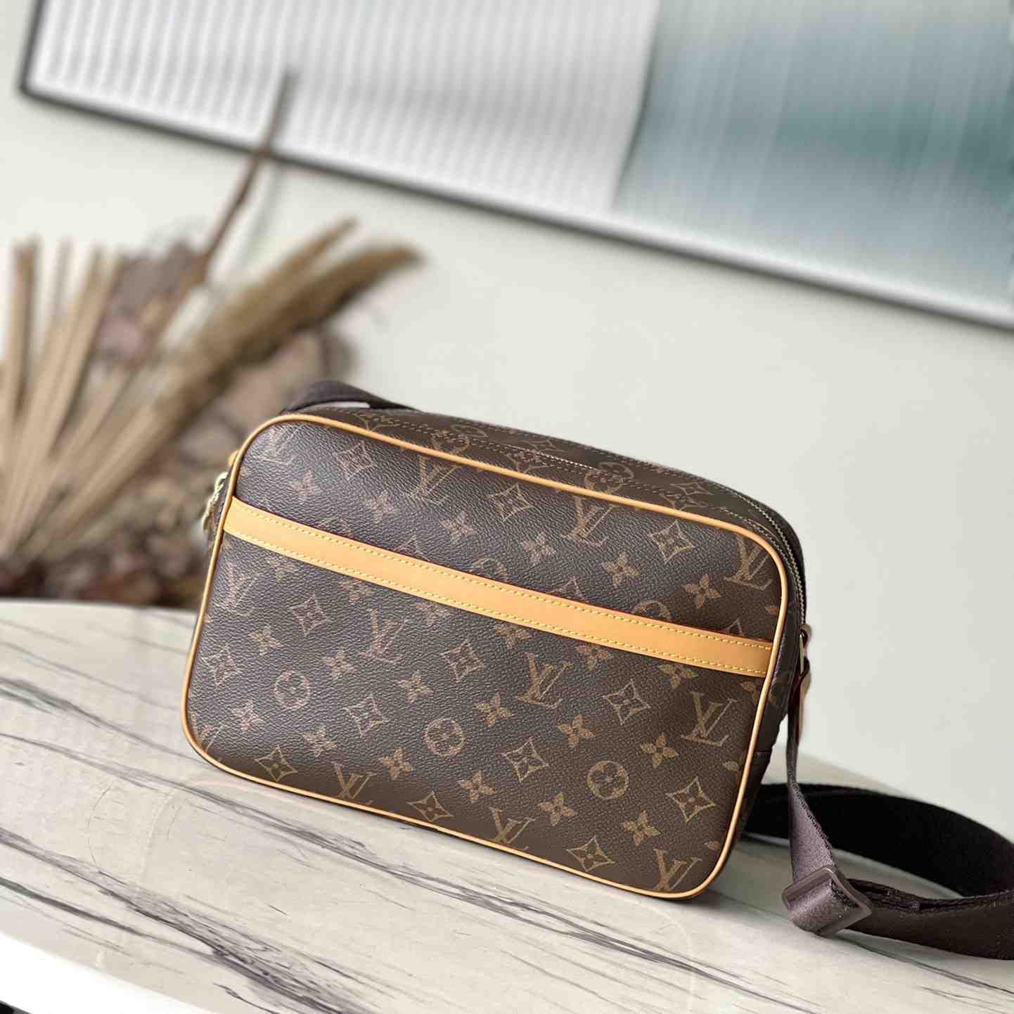 Louis Vuitton Monogram Shoulder Bag (28 x 21 x 11 cm) - FashionPlug