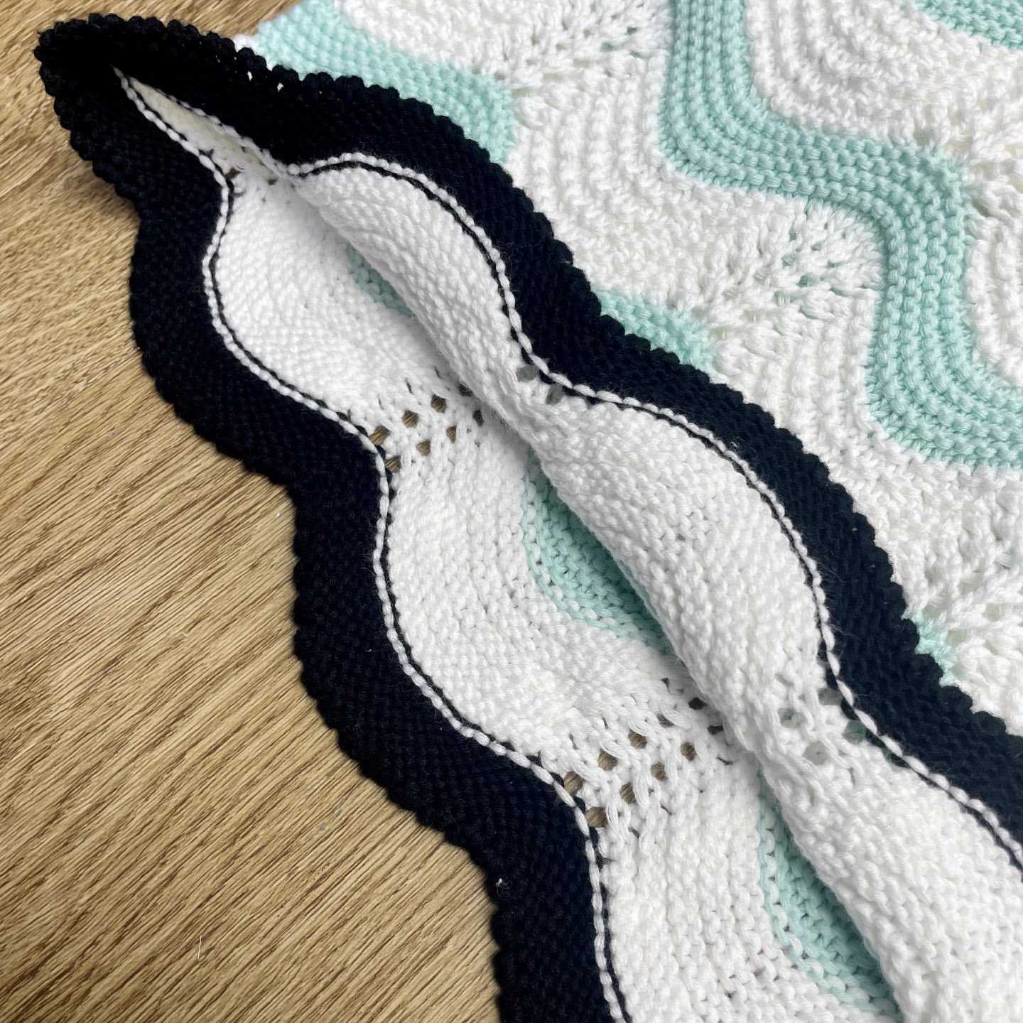 Casablanca Gradient Wave Cotton Crochet Shorts   D0111 - FashionPlug