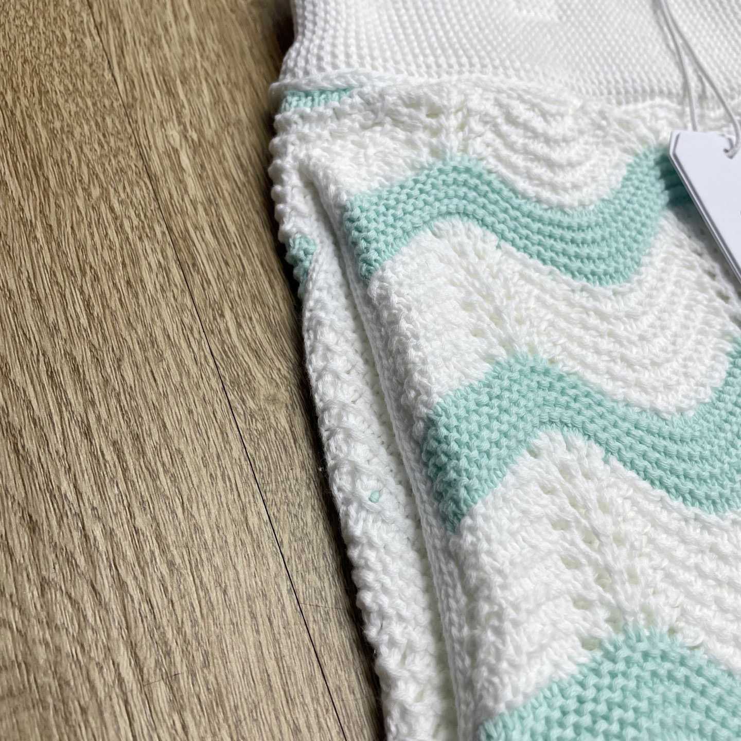 Casablanca Gradient Wave Cotton Crochet Shorts   D0111 - FashionPlug