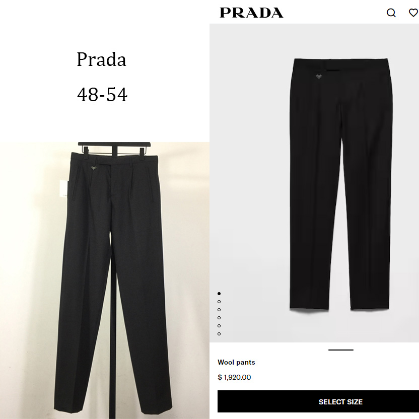 Prada Wool Pants - FashionPlug