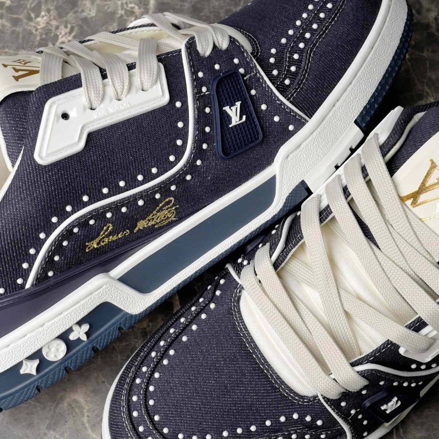 Louis Vuitton LV Trainer Sneaker   1AJ520 - FashionPlug