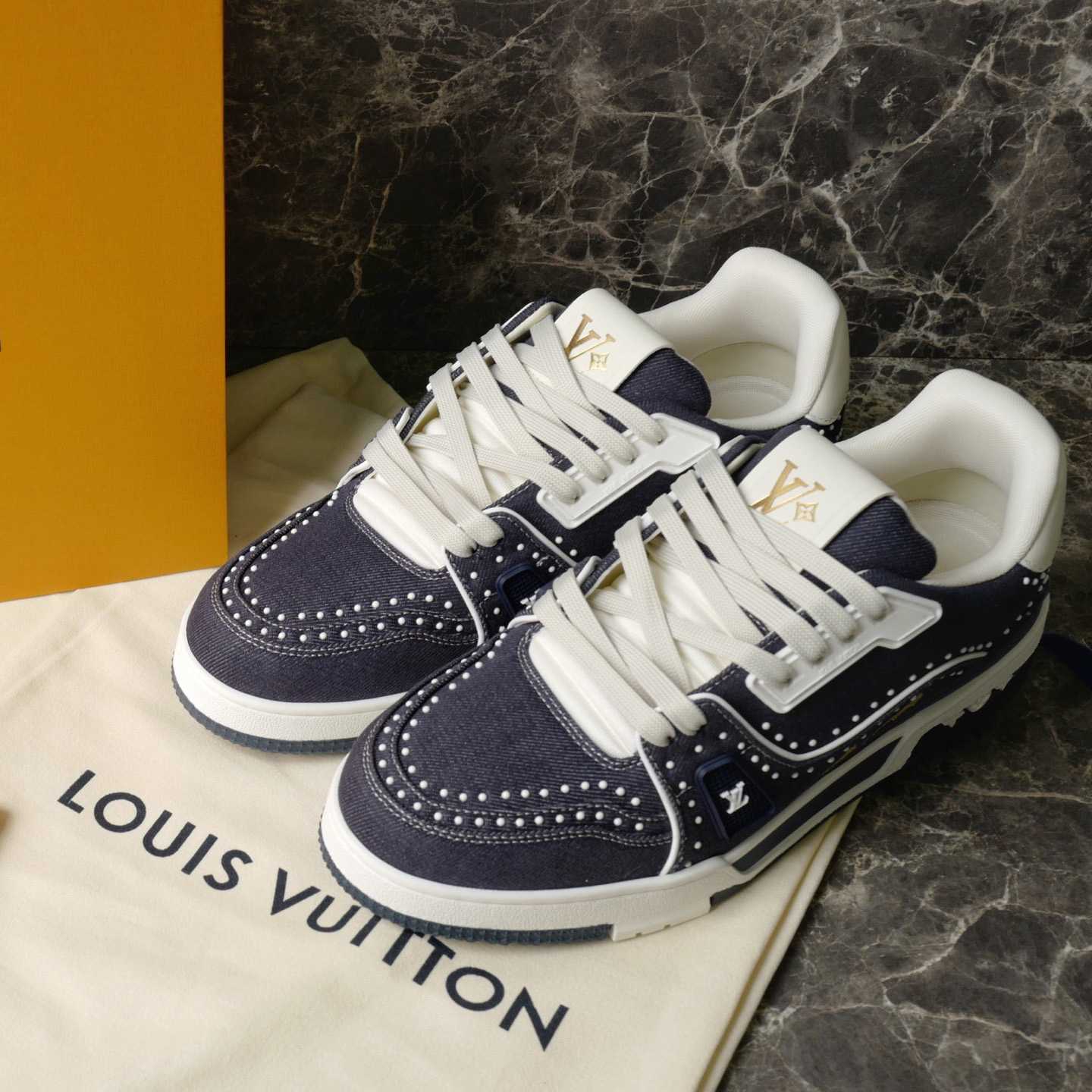 Louis Vuitton LV Trainer Sneaker   1AJ520 - FashionPlug