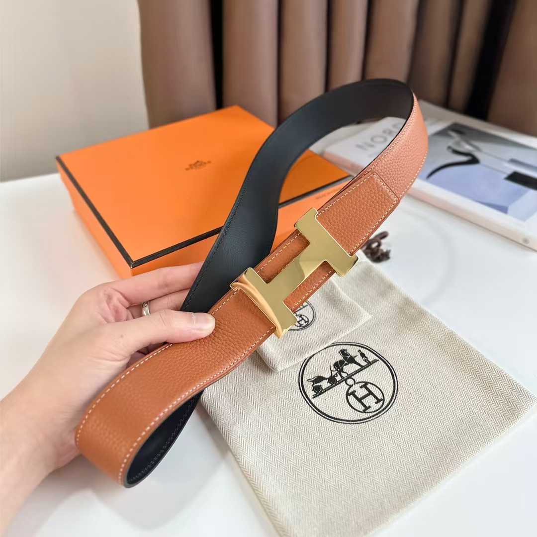 Hermes Reversible Leather Belts    38 mm - FashionPlug