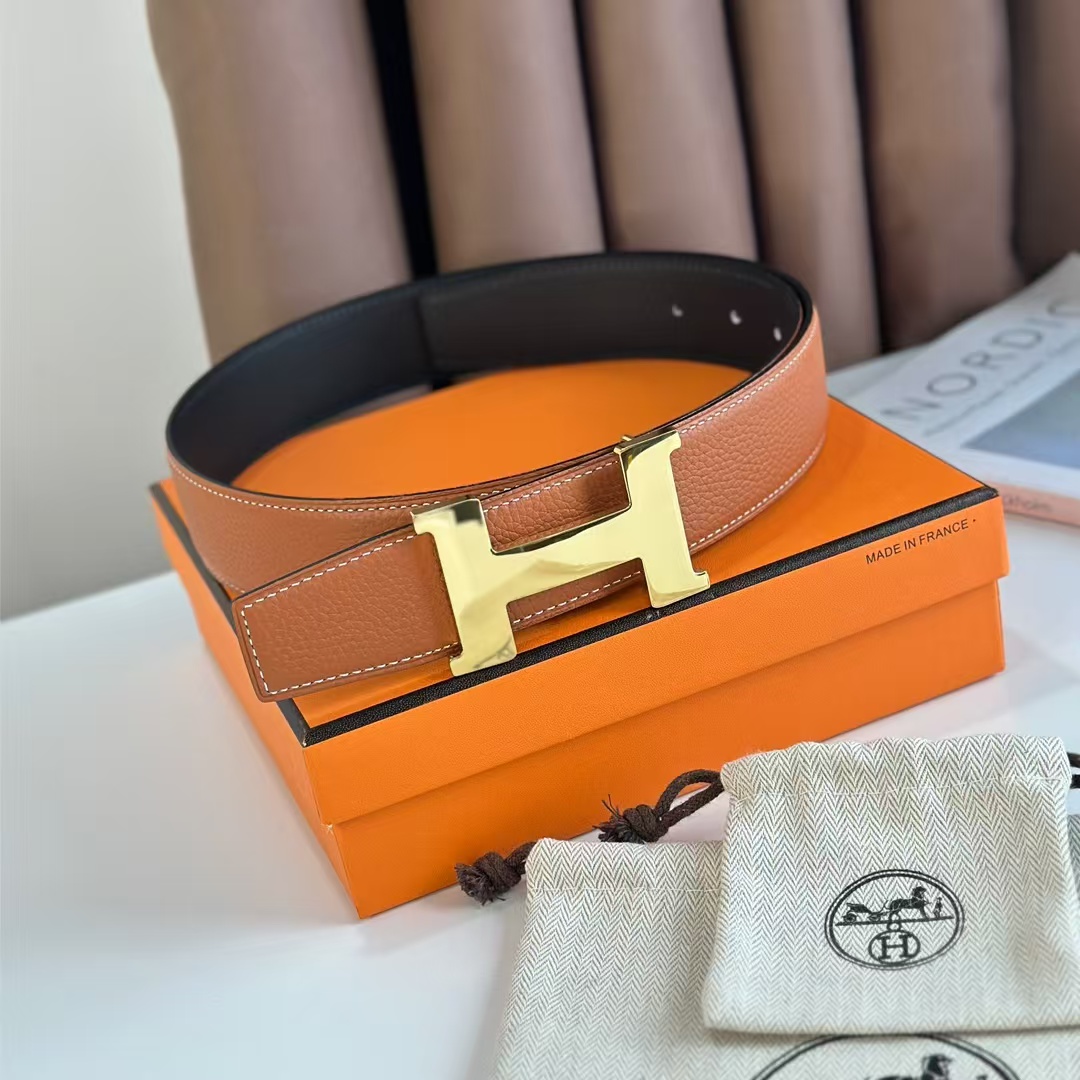 Hermes Reversible Leather Belts    38 mm - FashionPlug