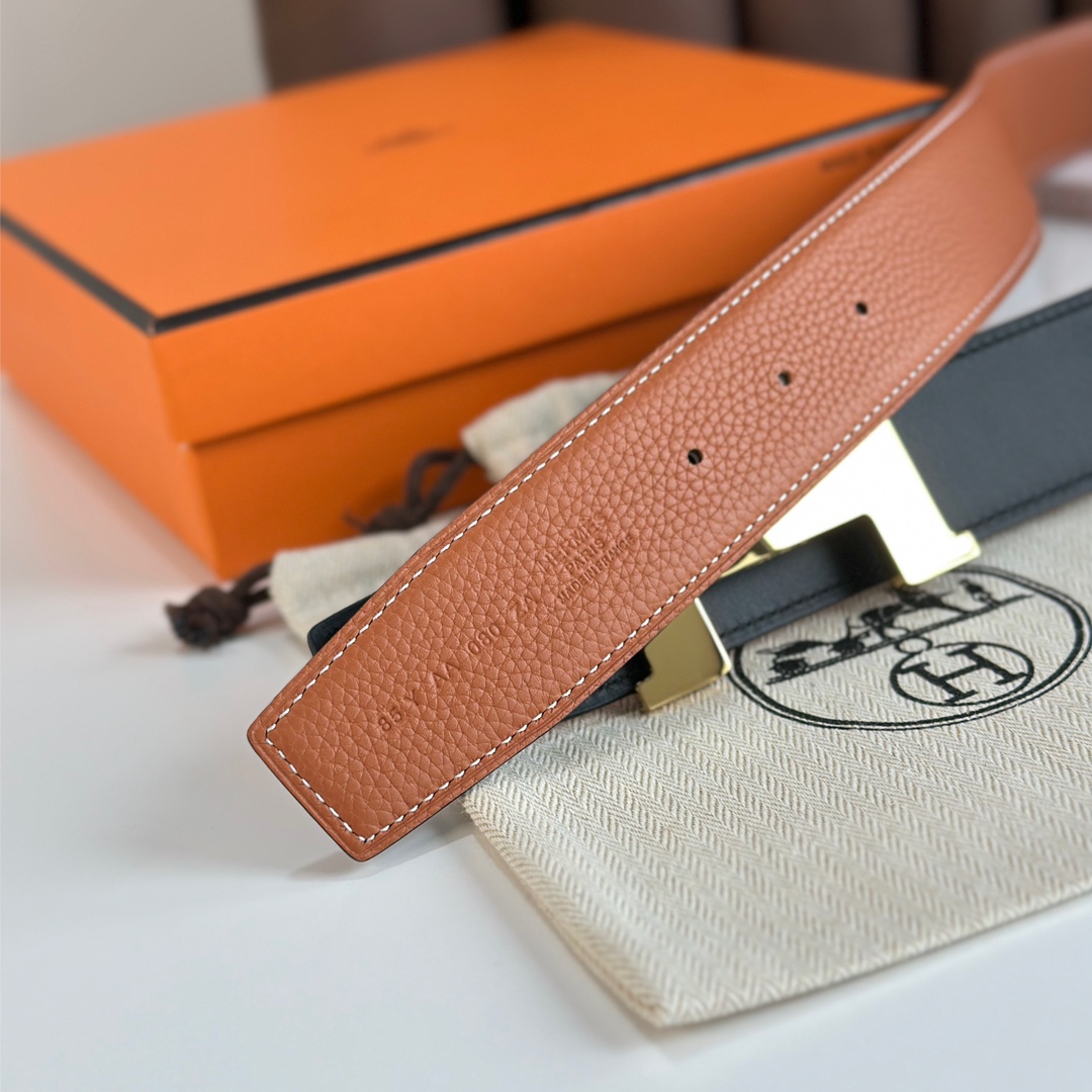 Hermes Reversible Leather Belts    38 mm - FashionPlug