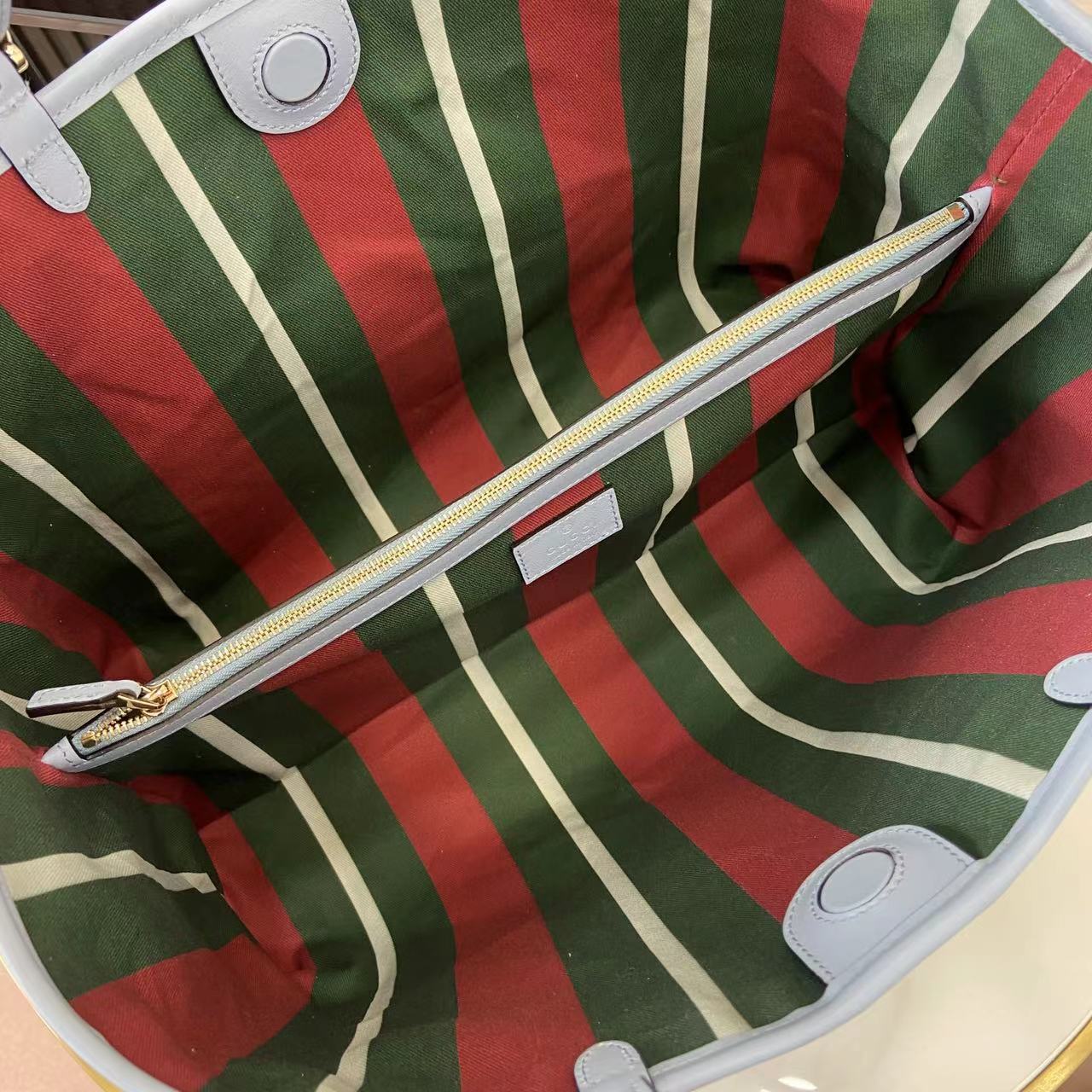 Gucci GG Emblem Large Tote Bag - FashionPlug