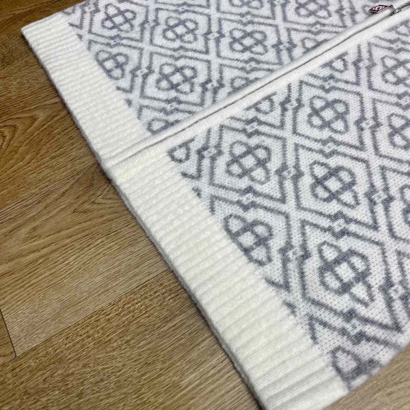 Casablanca Logo-pattern Zip-fastening Cardigan   D0115 - FashionPlug