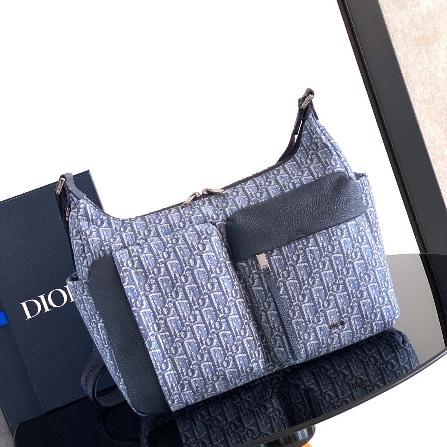 Dior Medium Rider Soft Hobo Bag   - FashionPlug