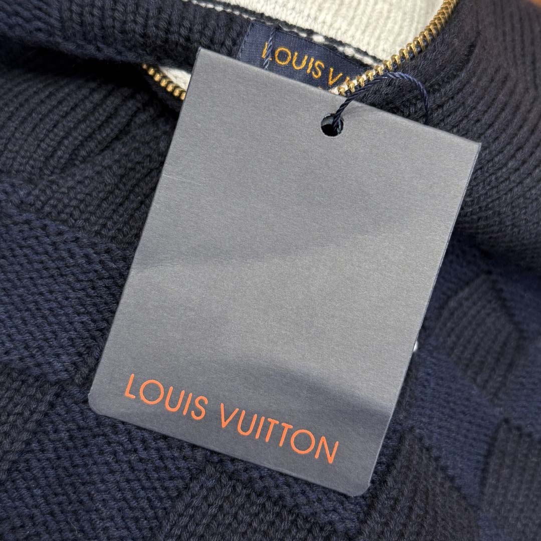 Louis Vuitton Damier Knit Blouson   1AJBVN - FashionPlug