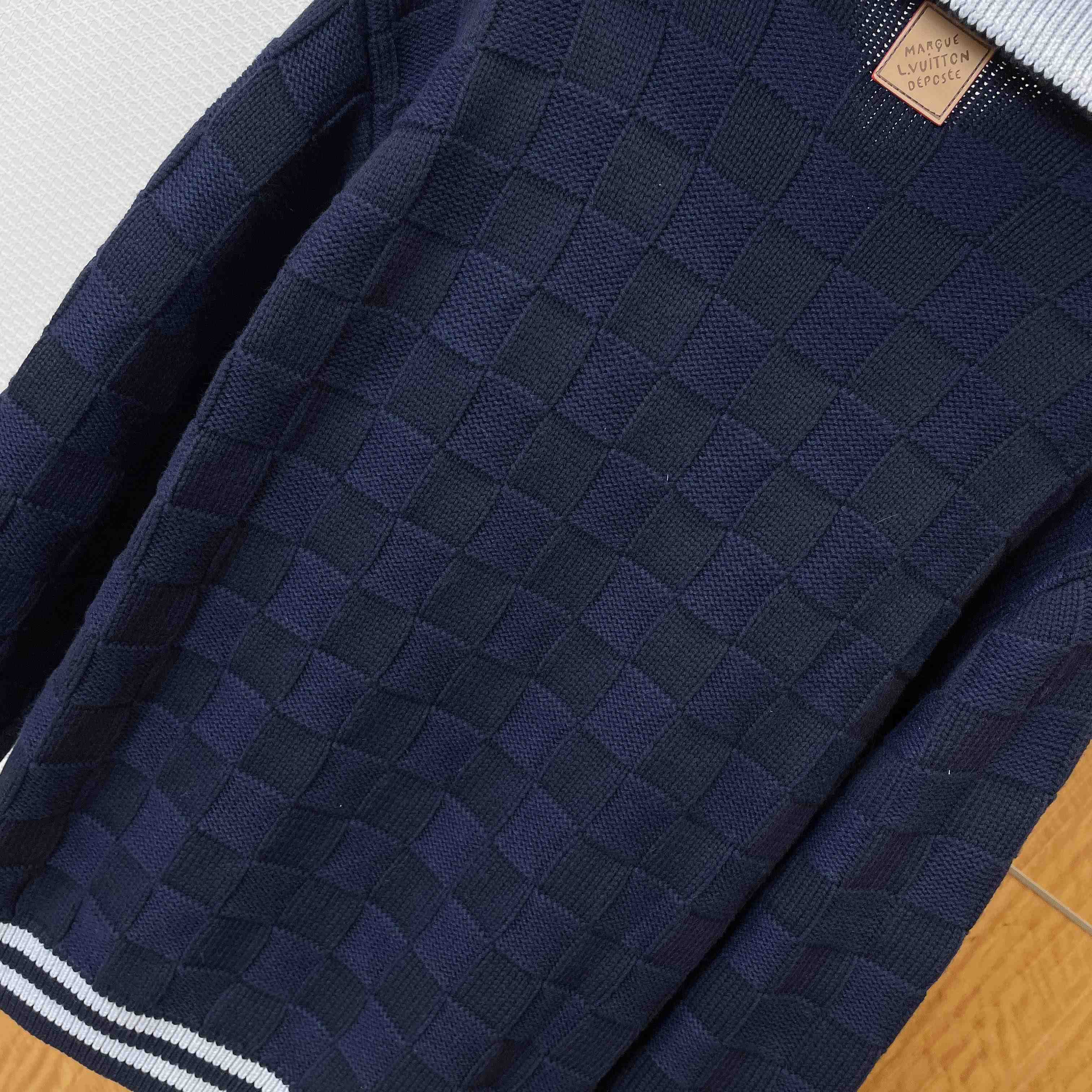 Louis Vuitton Damier Knit Blouson   1AJBVN - FashionPlug