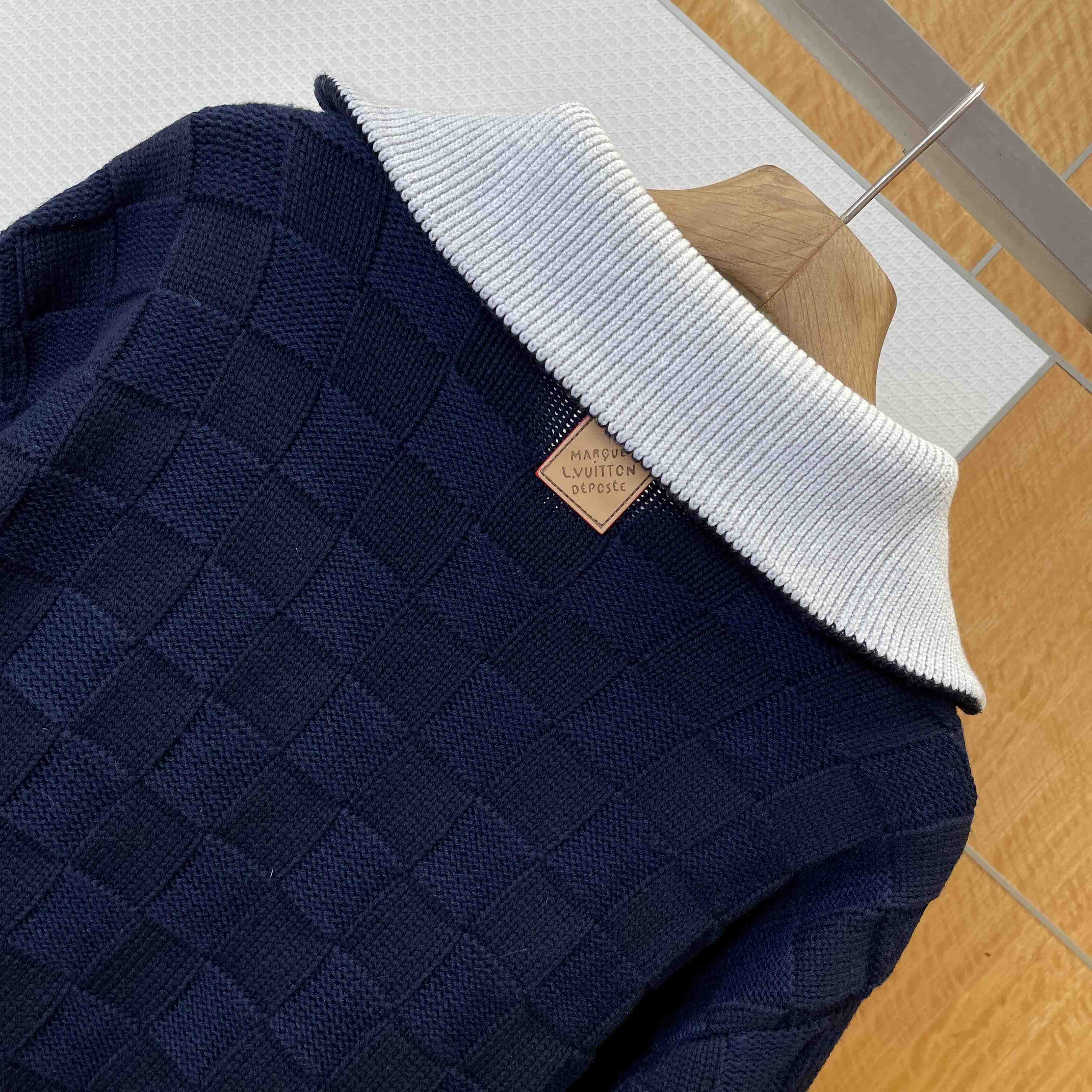 Louis Vuitton Damier Knit Blouson   1AJBVN - FashionPlug