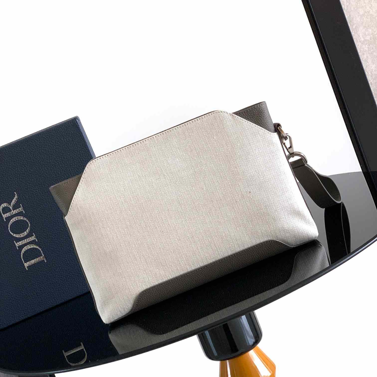 Dior Normandie A5 Triangle Pouch  - FashionPlug