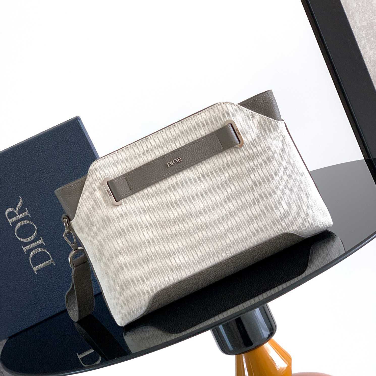 Dior Normandie A5 Triangle Pouch  - FashionPlug