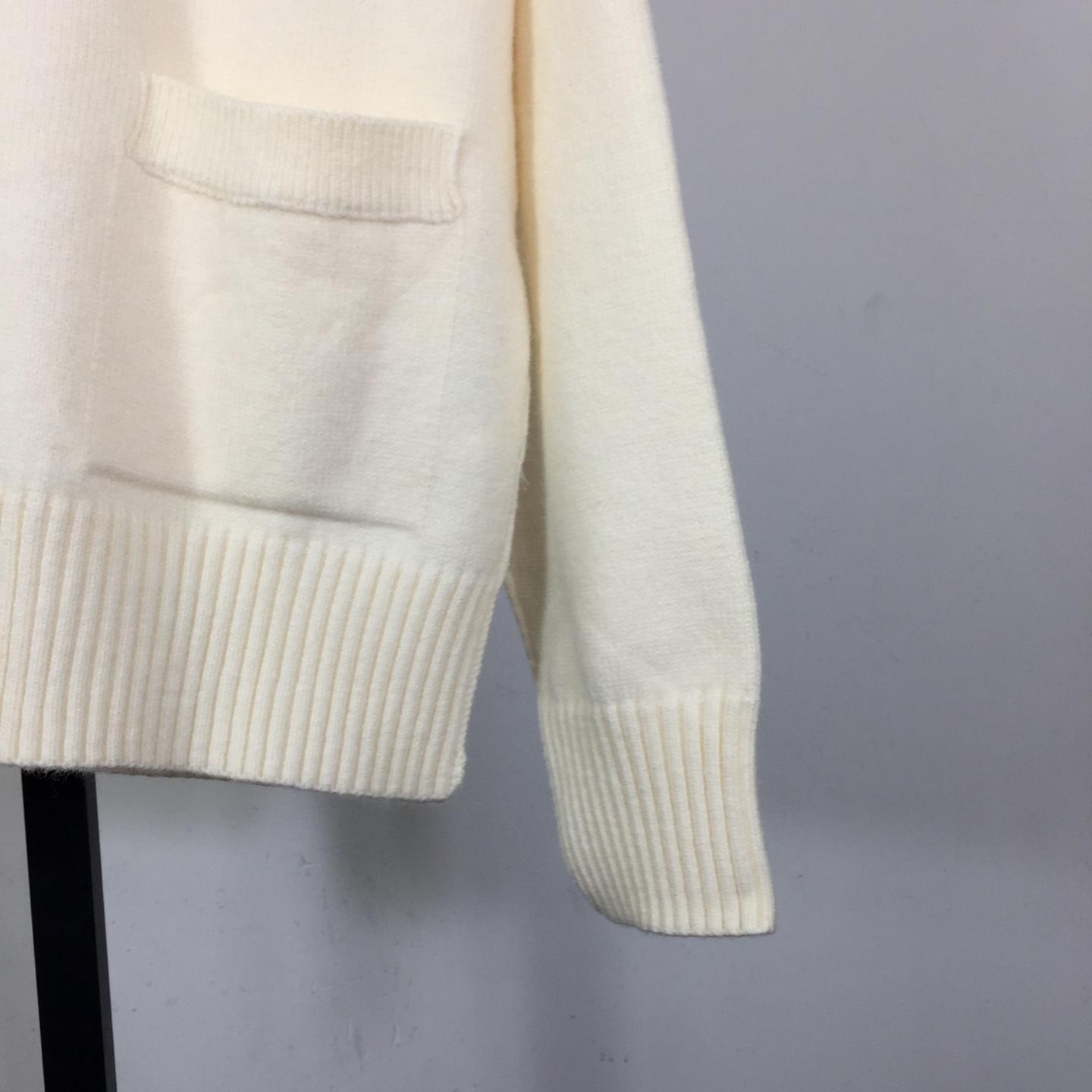 AMI Paris Ami De Coeur Wool Cardigan - FashionPlug