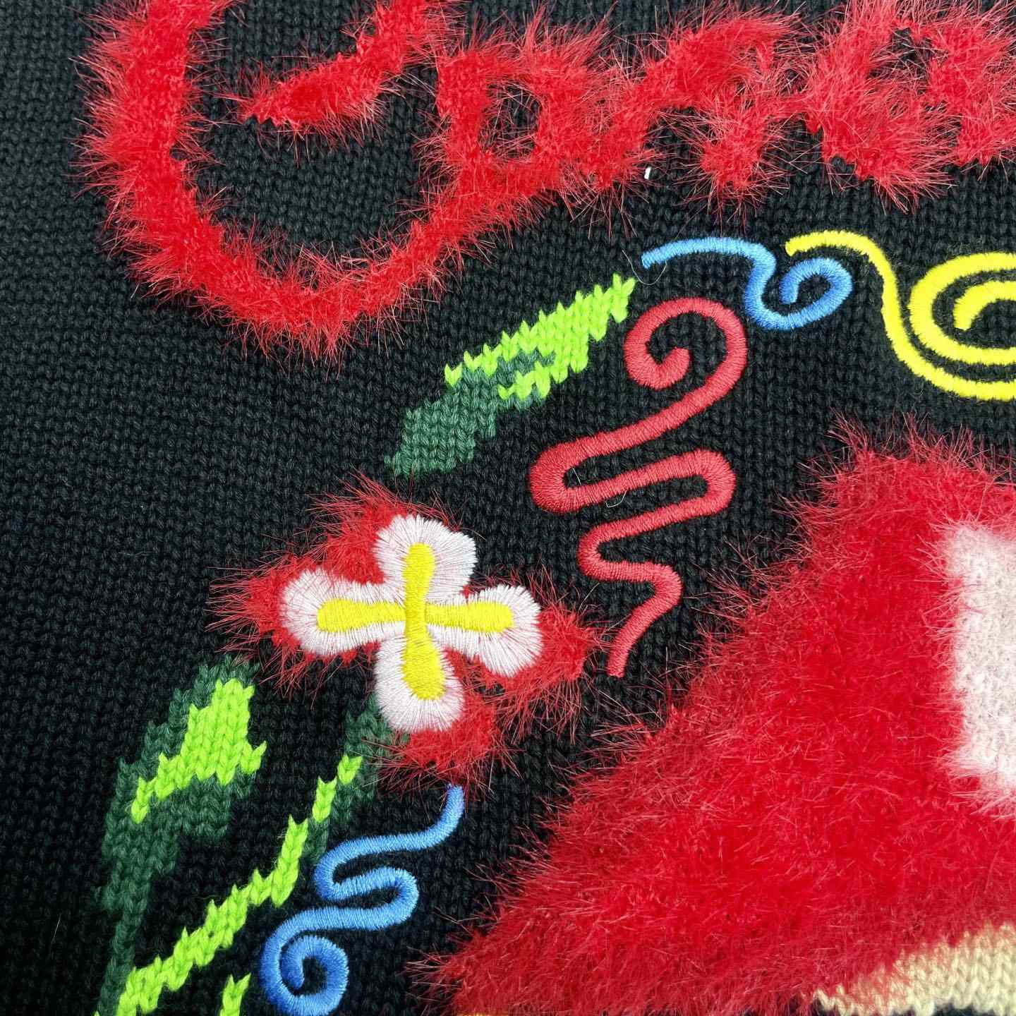 Casablanca Cotton Embroidered Mushroom Jumper  D0113 - FashionPlug