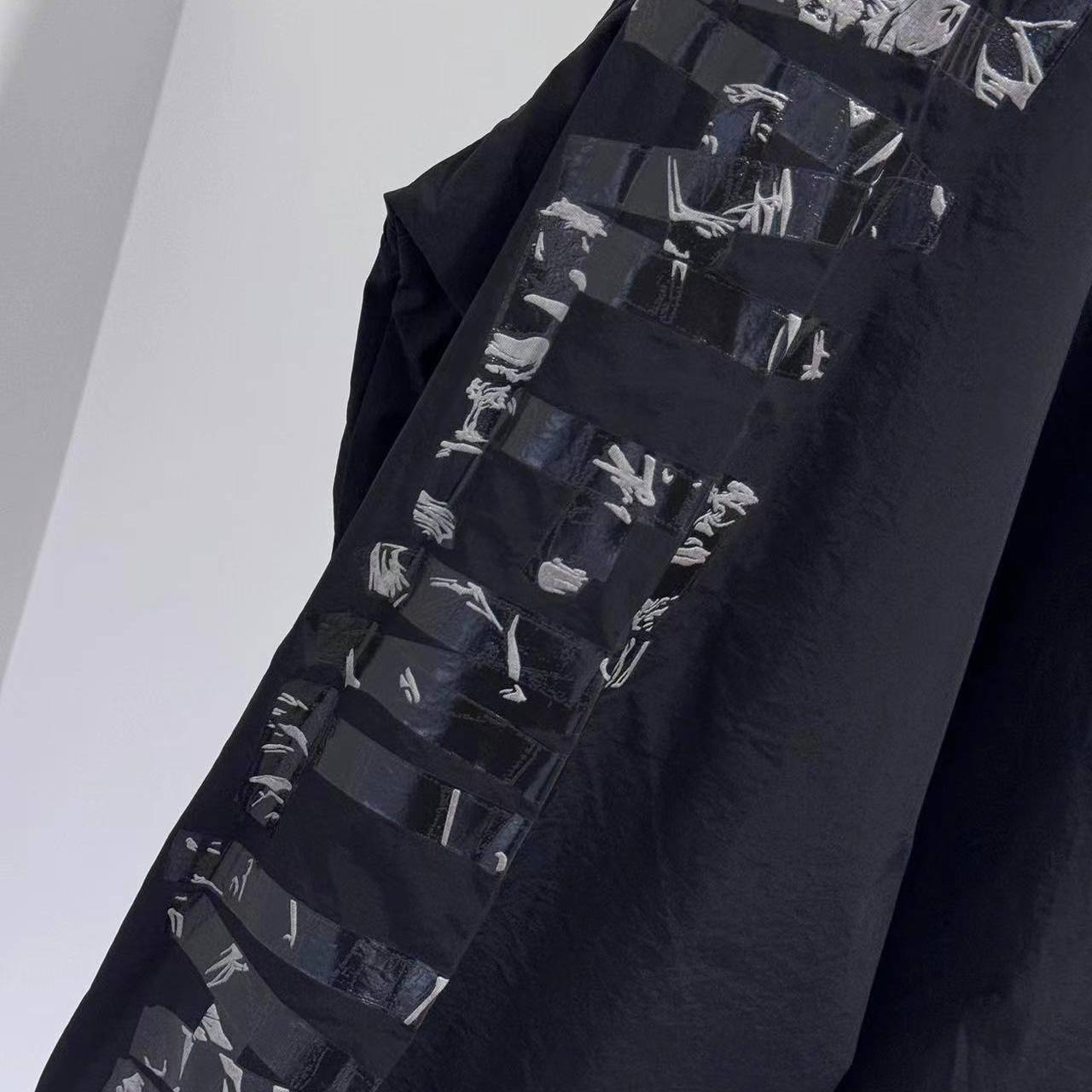 Balenciaga Tracksuit Jacket Medium Fit In Black  - FashionPlug