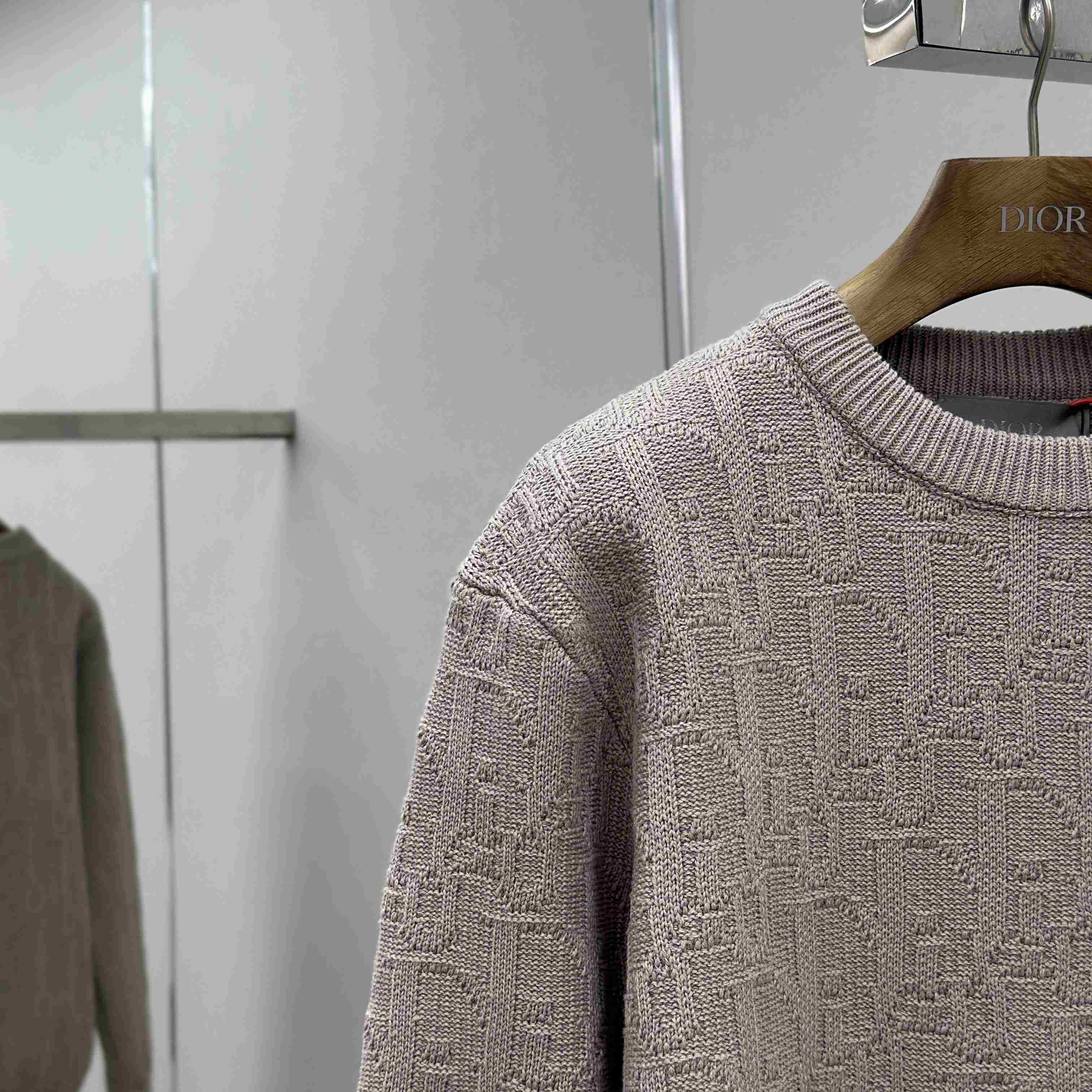 Dior Oblique Cotton Blend Sweater - FashionPlug