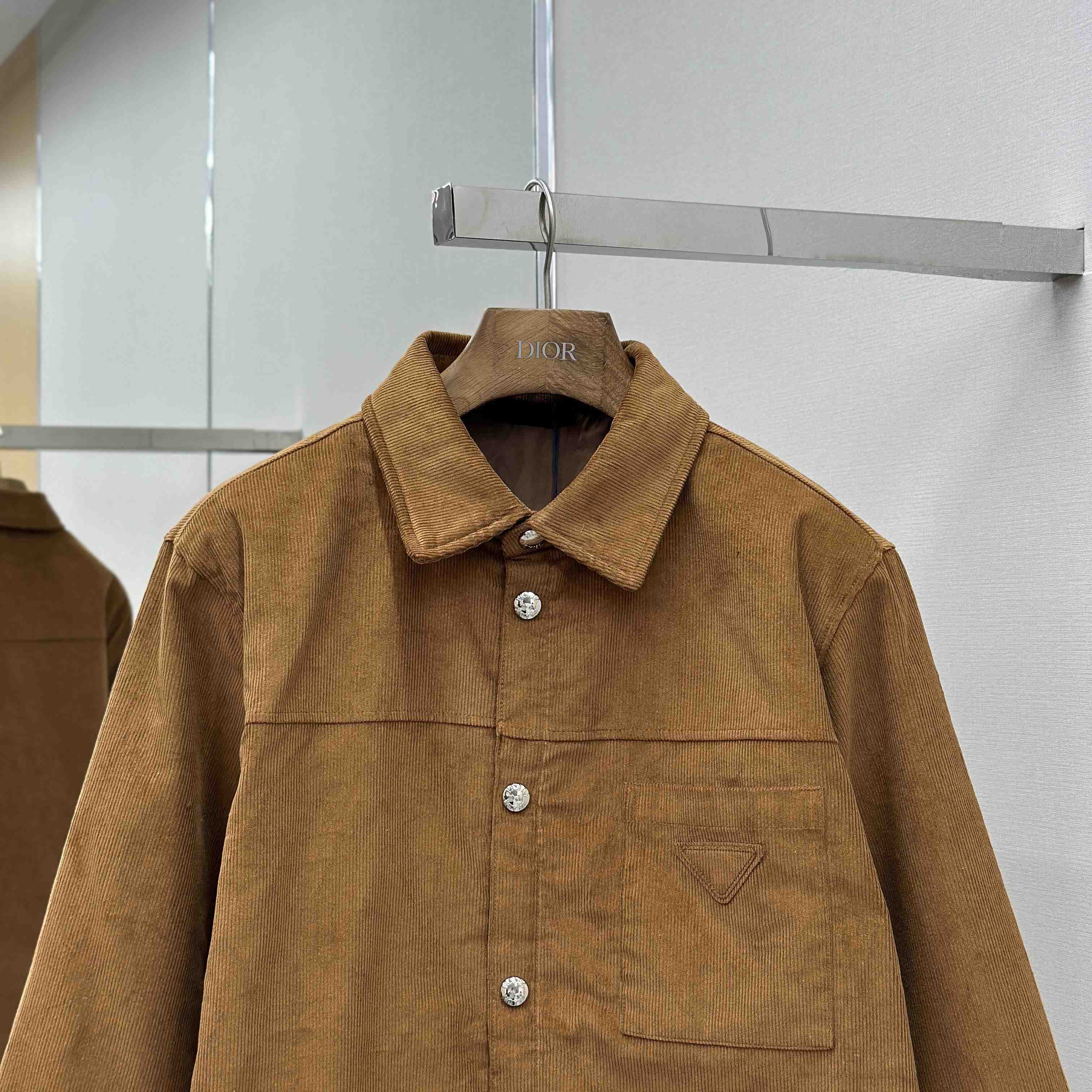 Prada Corduroy Shirt - FashionPlug