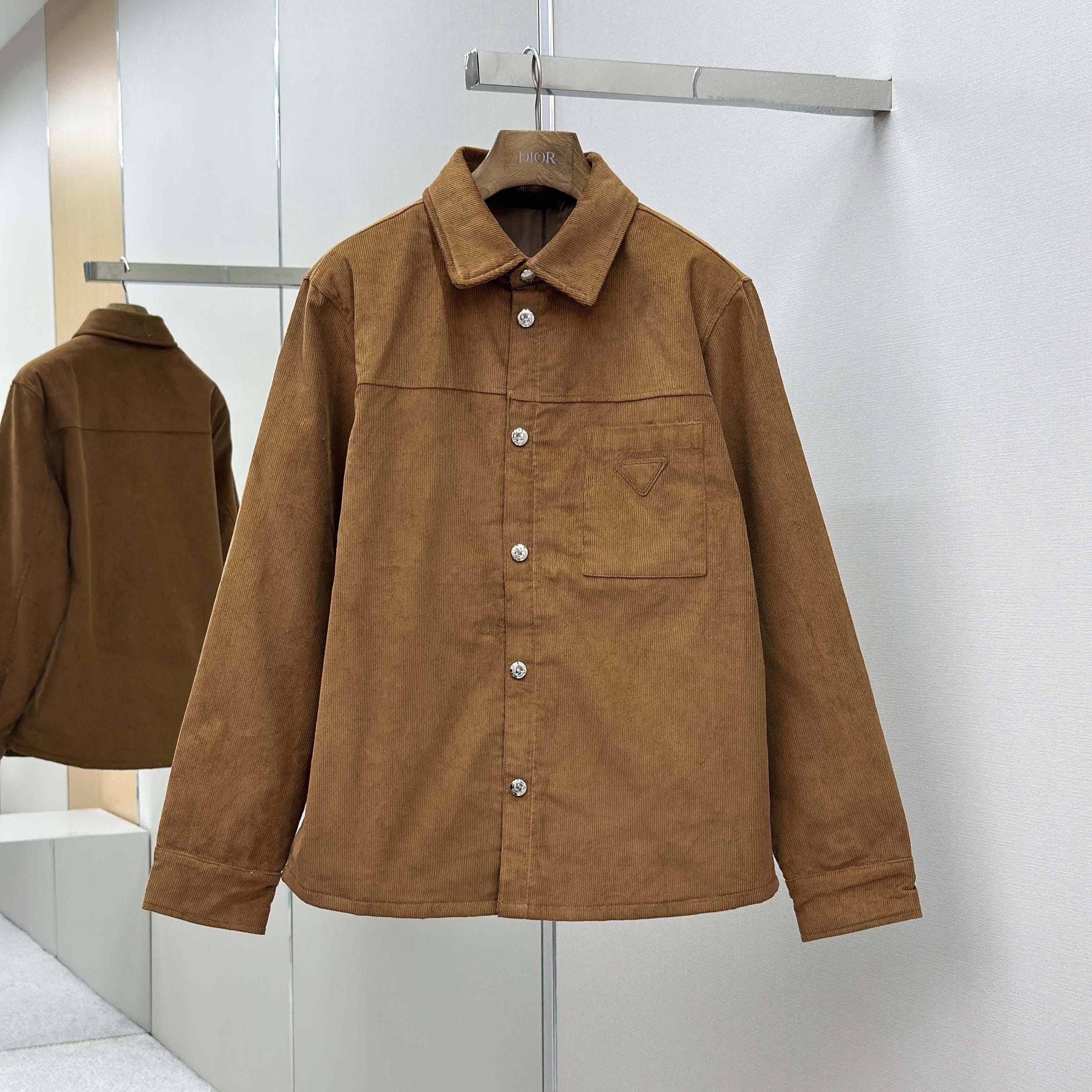 Prada Corduroy Shirt - FashionPlug