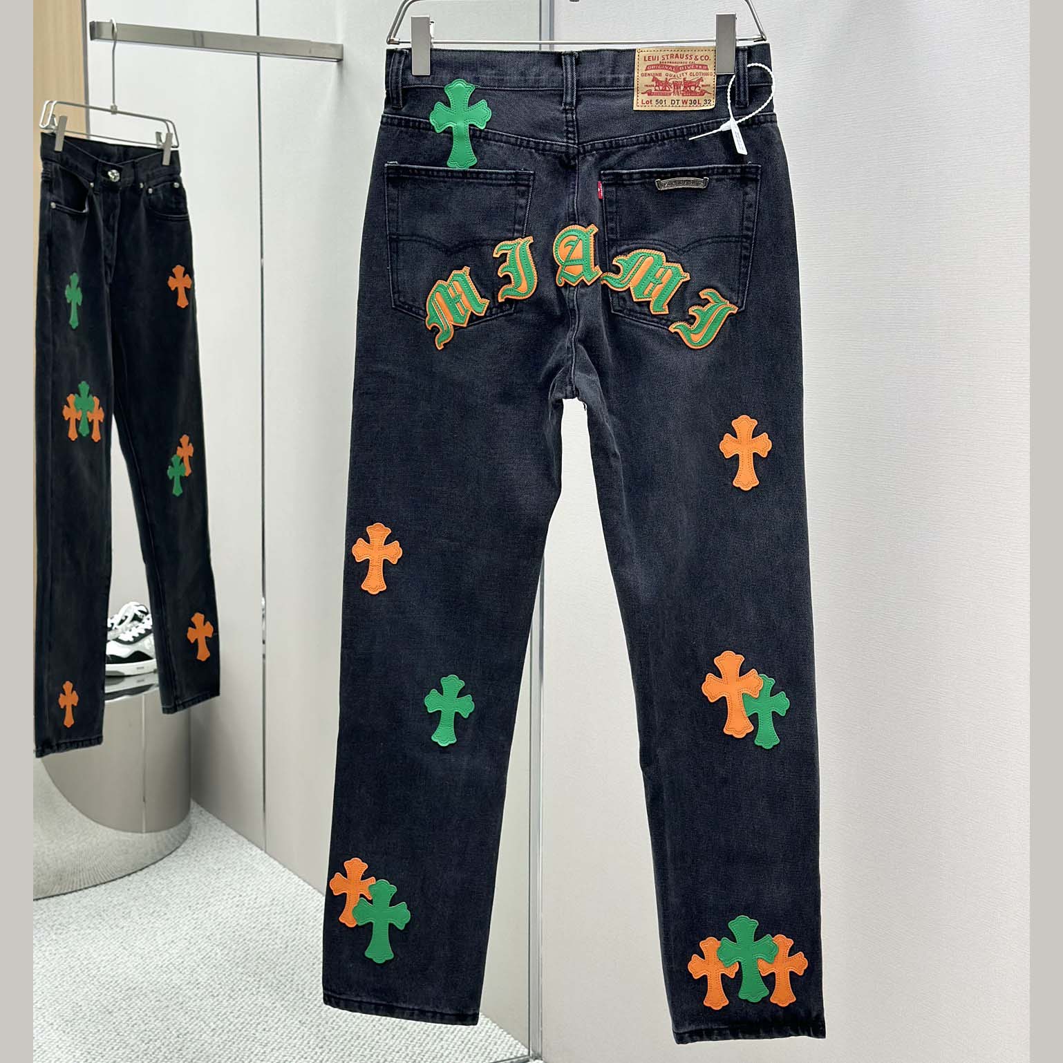 Chrome Hearts Jeans - FashionPlug
