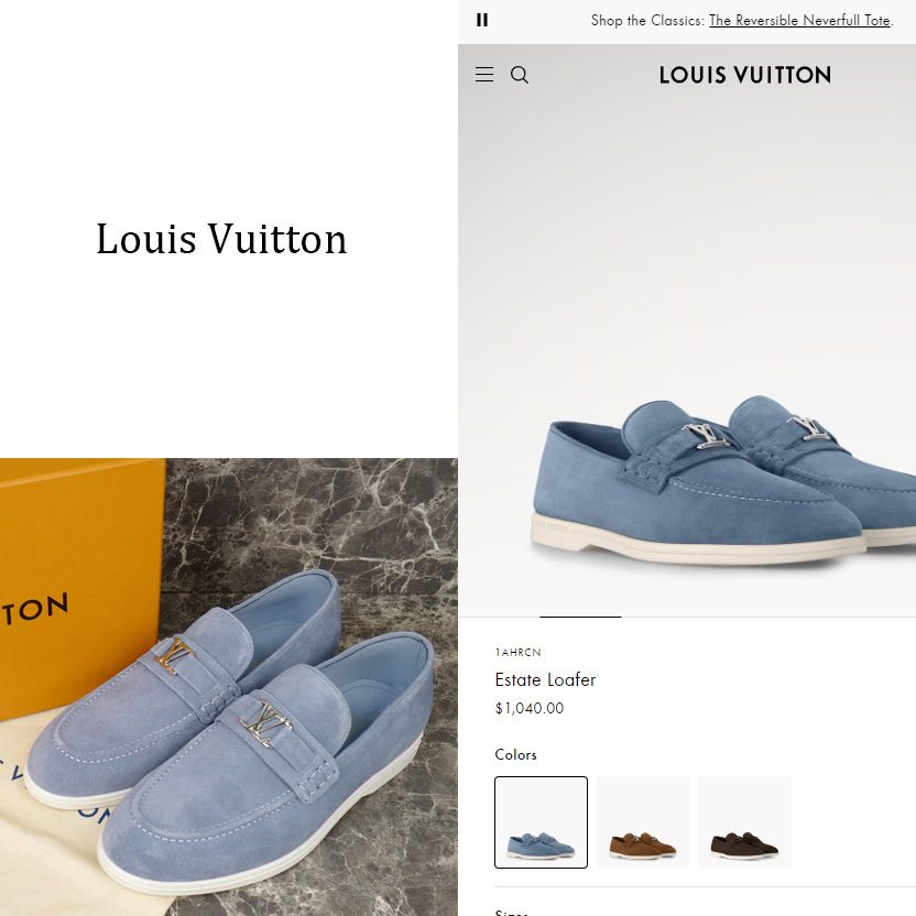 Louis Vuitton Estate Loafers   1AHRCN - FashionPlug