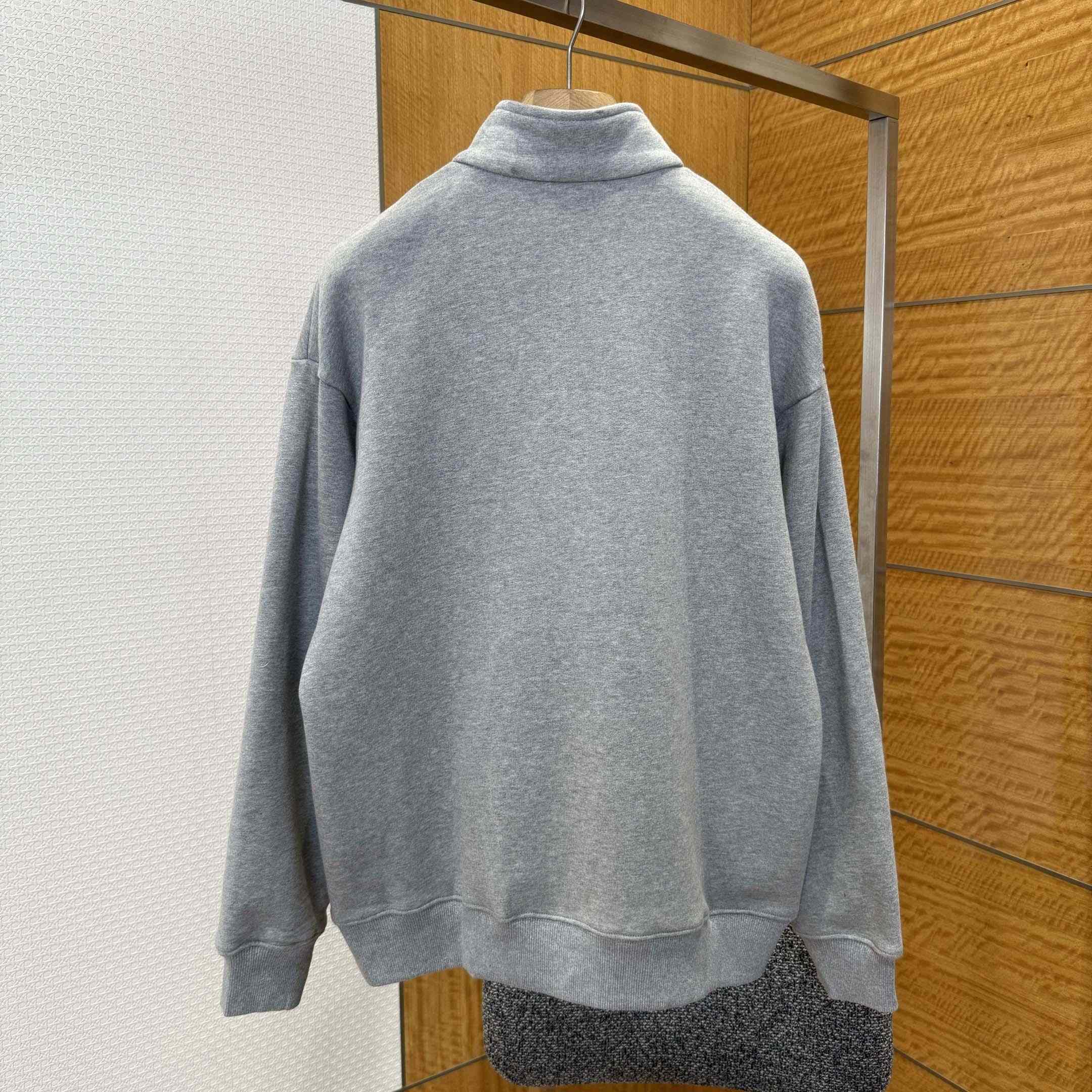 Dior Diorling Sweatshirt with Zipped Collar - FashionPlug