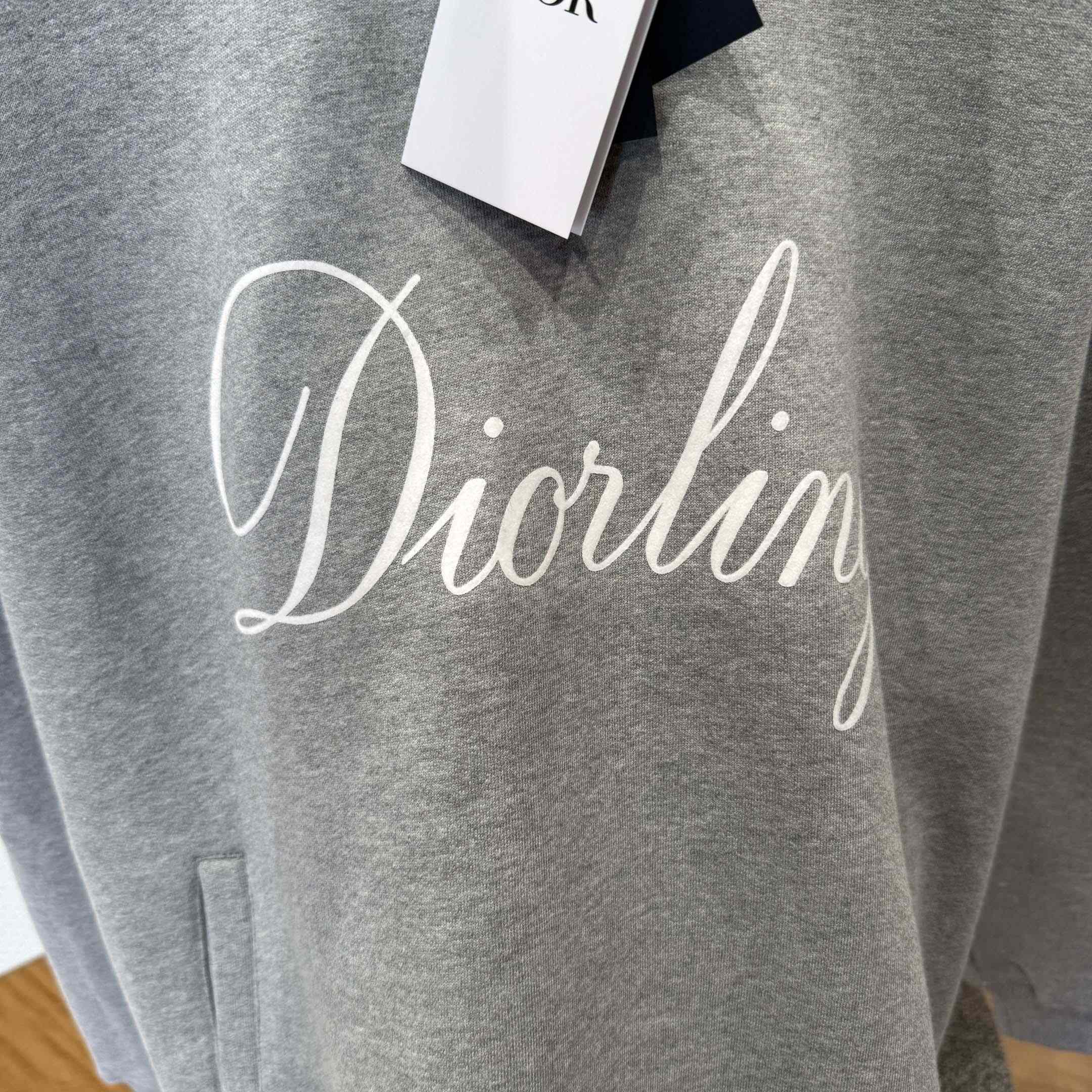 Dior Diorling Sweatshirt with Zipped Collar - FashionPlug