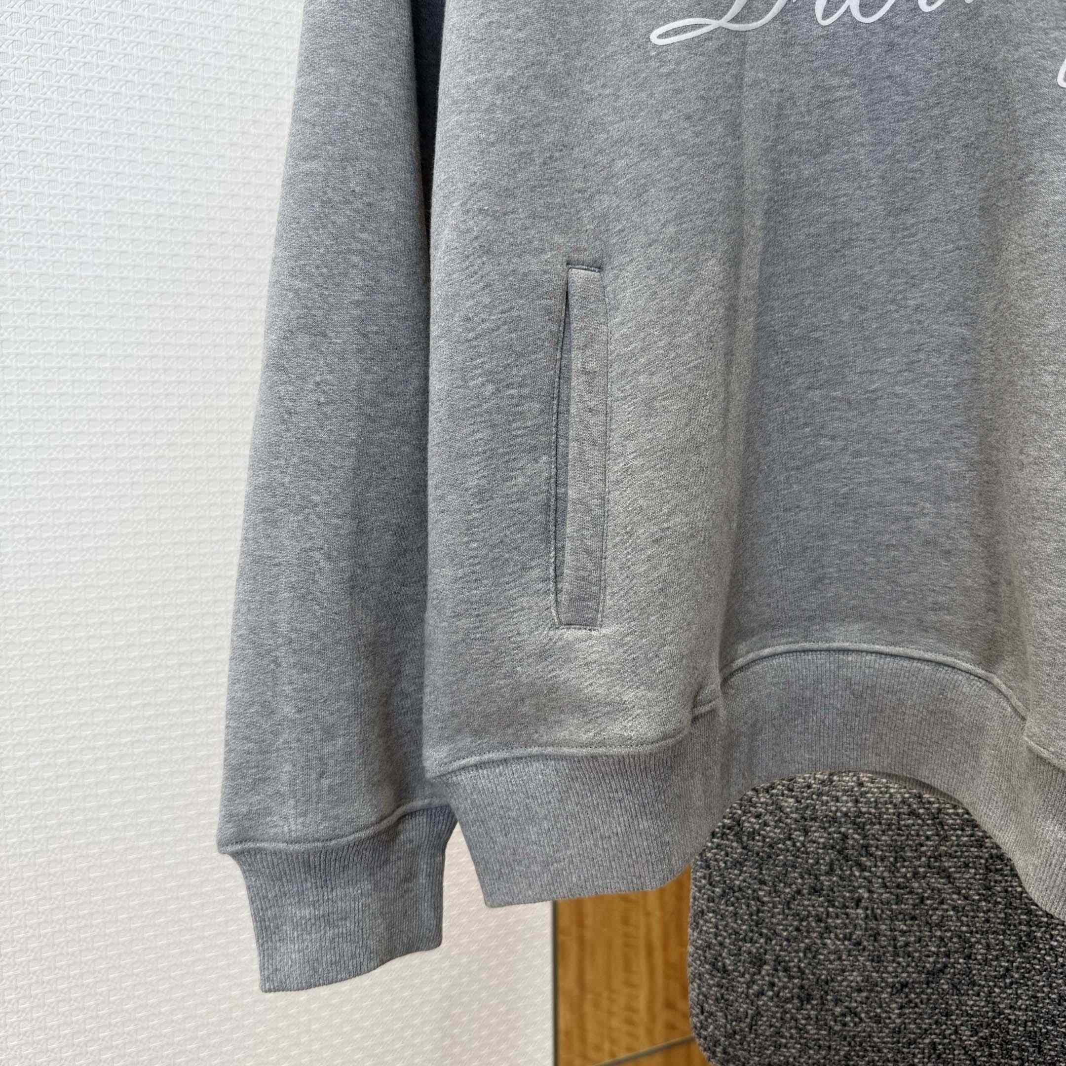 Dior Diorling Sweatshirt with Zipped Collar - FashionPlug