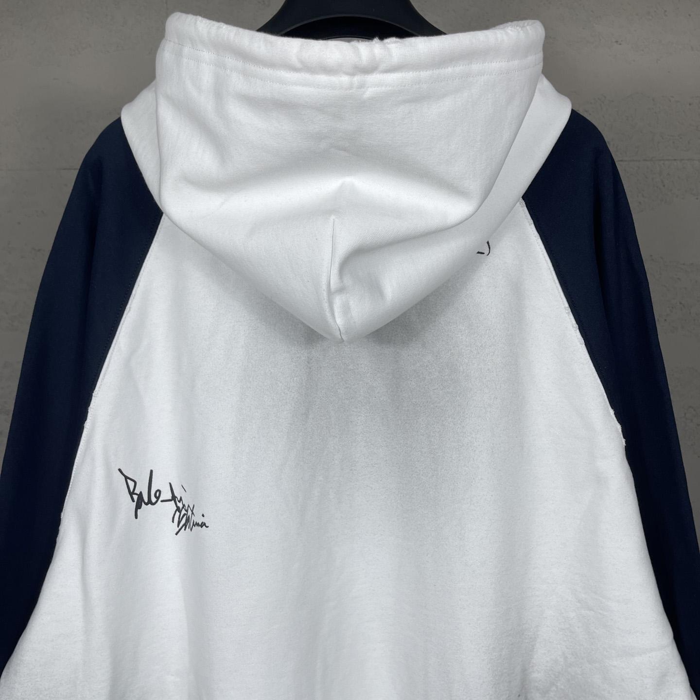 Balenciaga Banana Raglan Oversized Zip-Up Hoodie  - FashionPlug