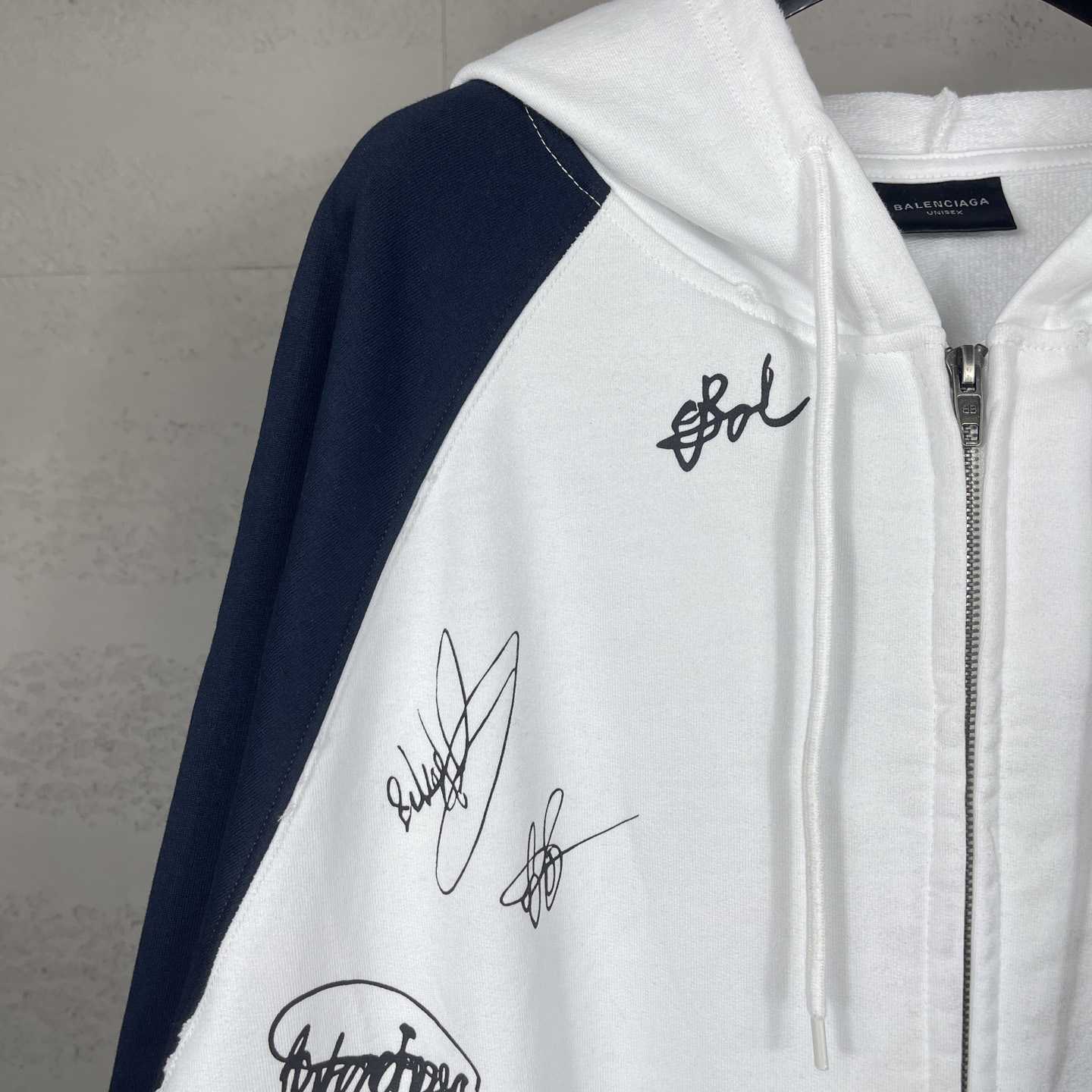 Balenciaga Banana Raglan Oversized Zip-Up Hoodie  - FashionPlug