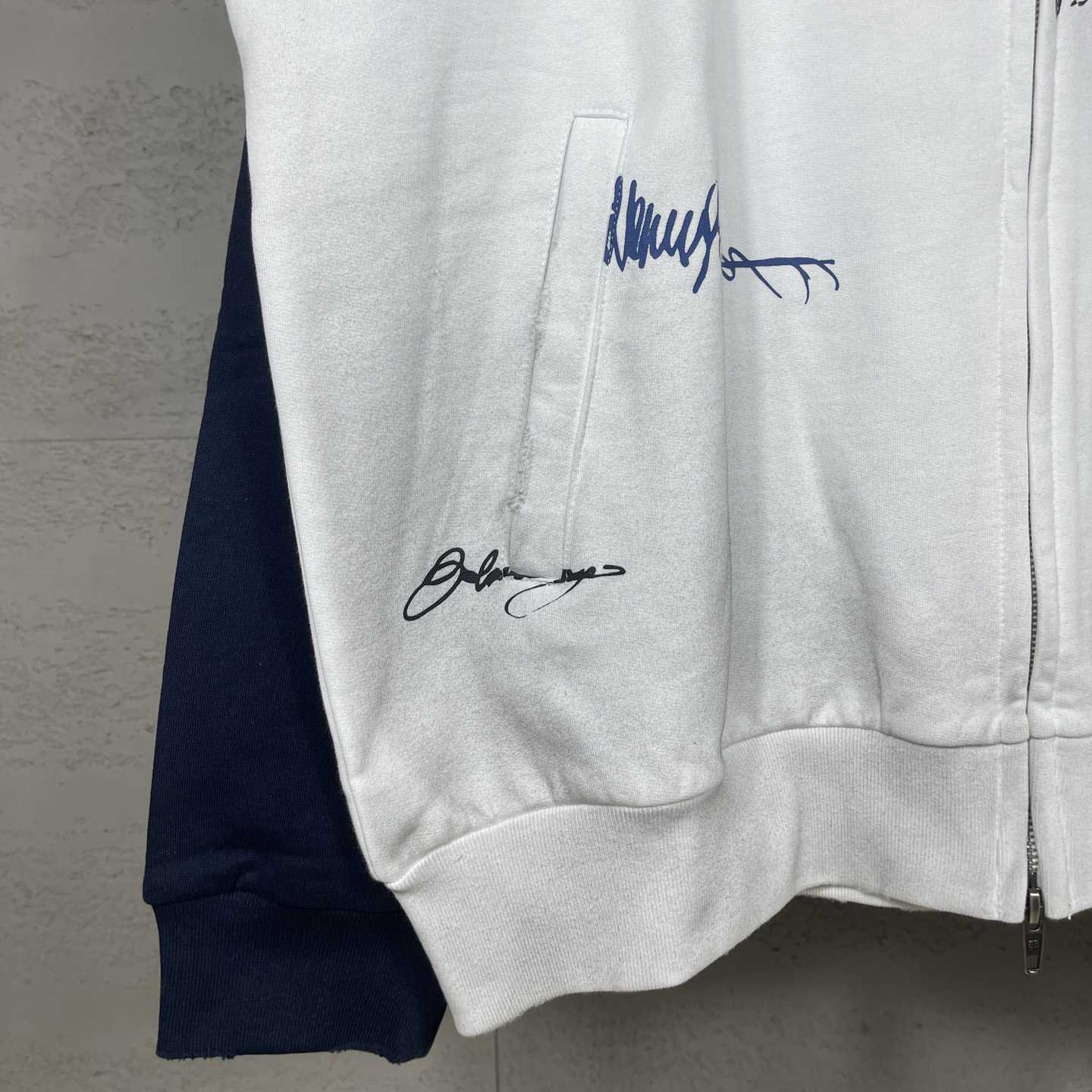 Balenciaga Banana Raglan Oversized Zip-Up Hoodie  - FashionPlug