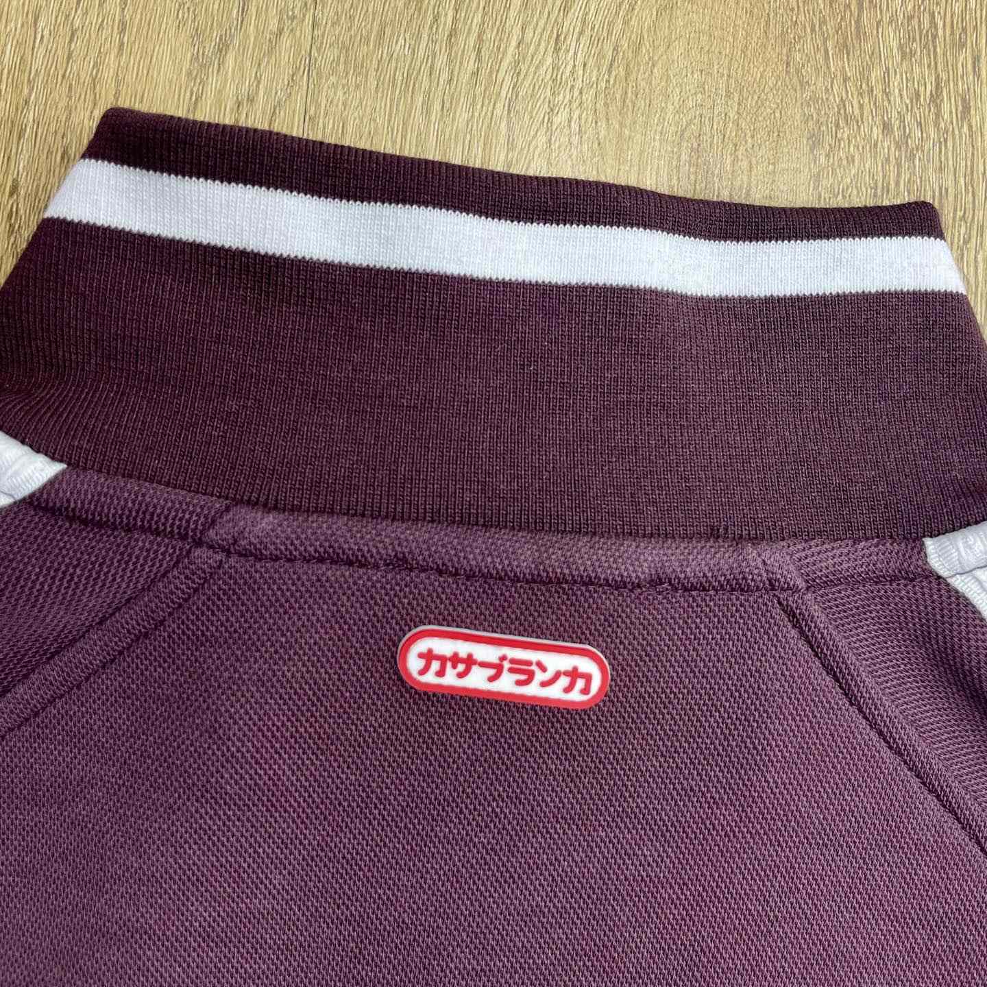 Casablanca Quarter Zip Laurel Sweatshirt   c1104 - FashionPlug