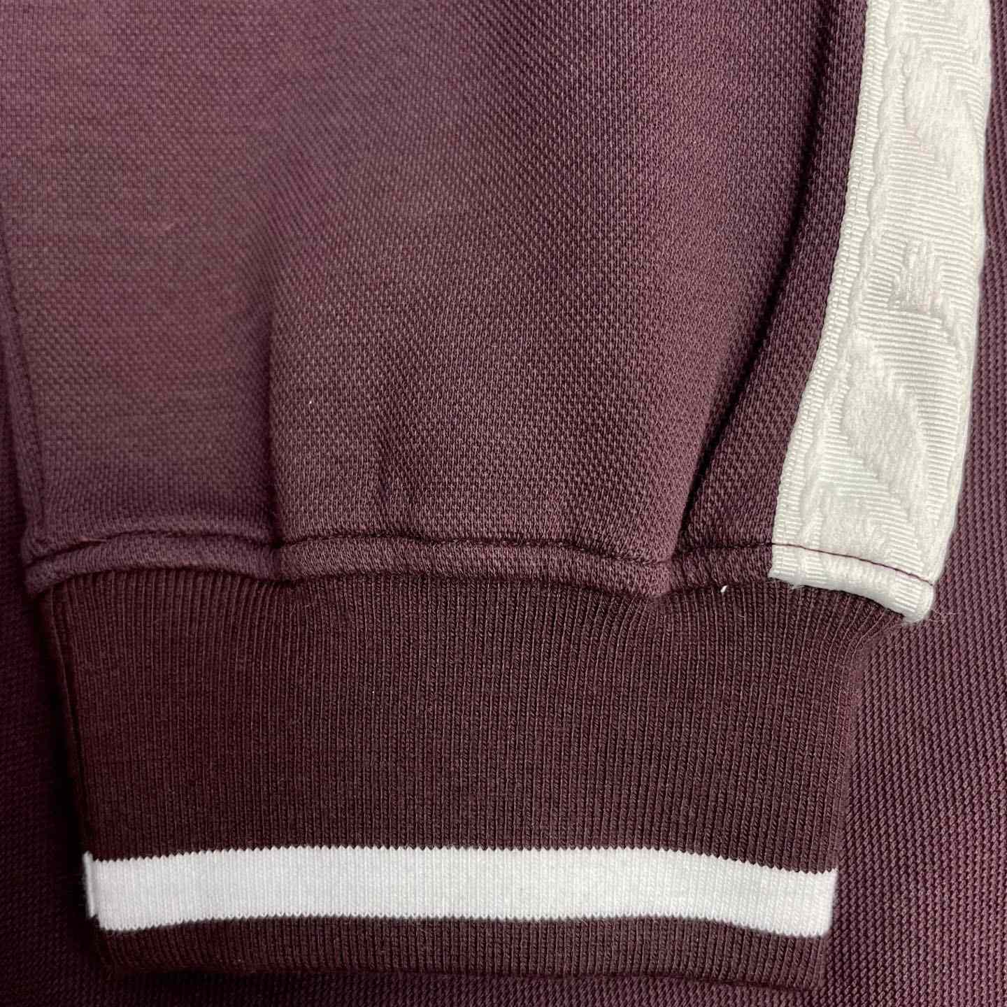 Casablanca Quarter Zip Laurel Sweatshirt   c1104 - FashionPlug