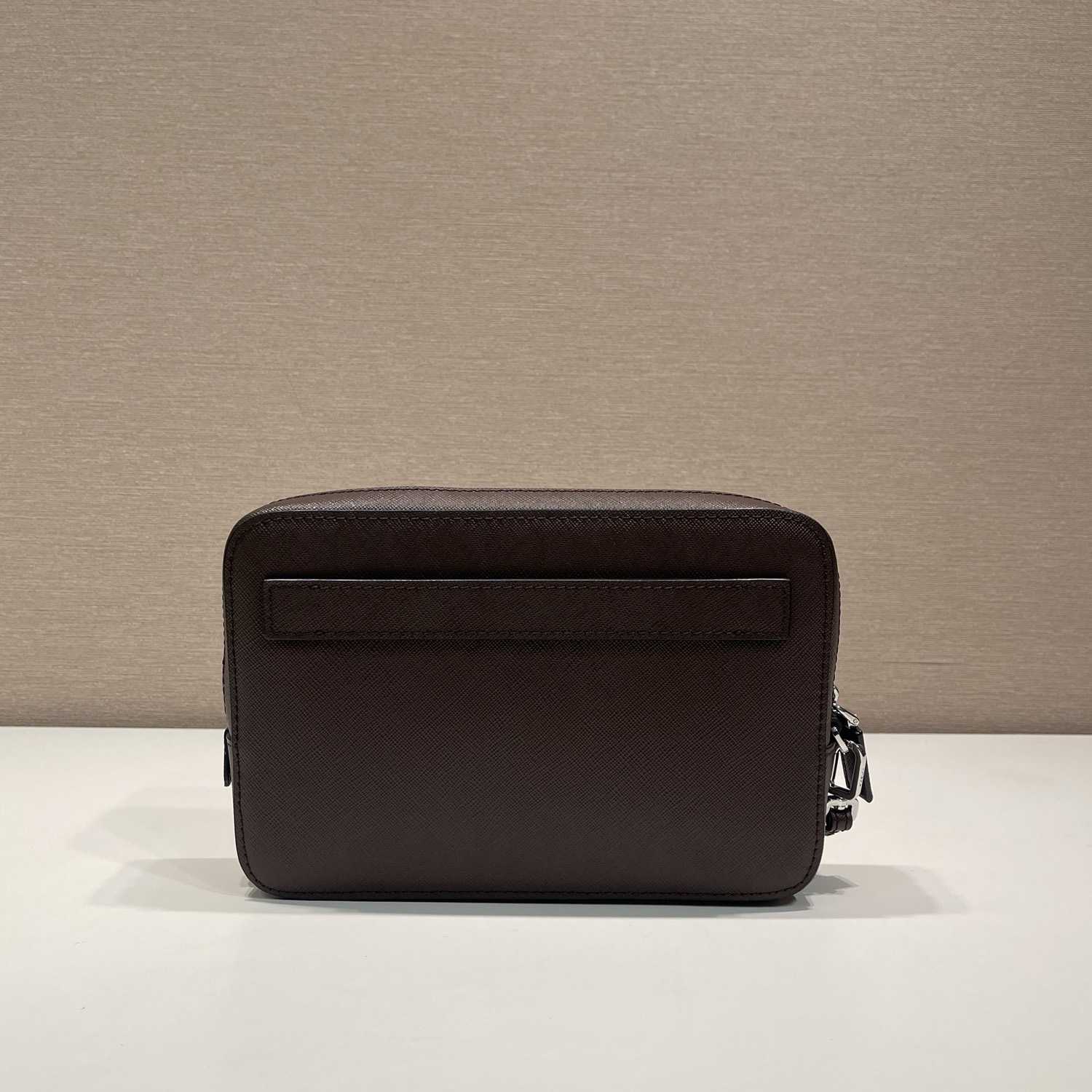Prada Leather Clutch Bag (23.5*15.5*6.5cm) - FashionPlug