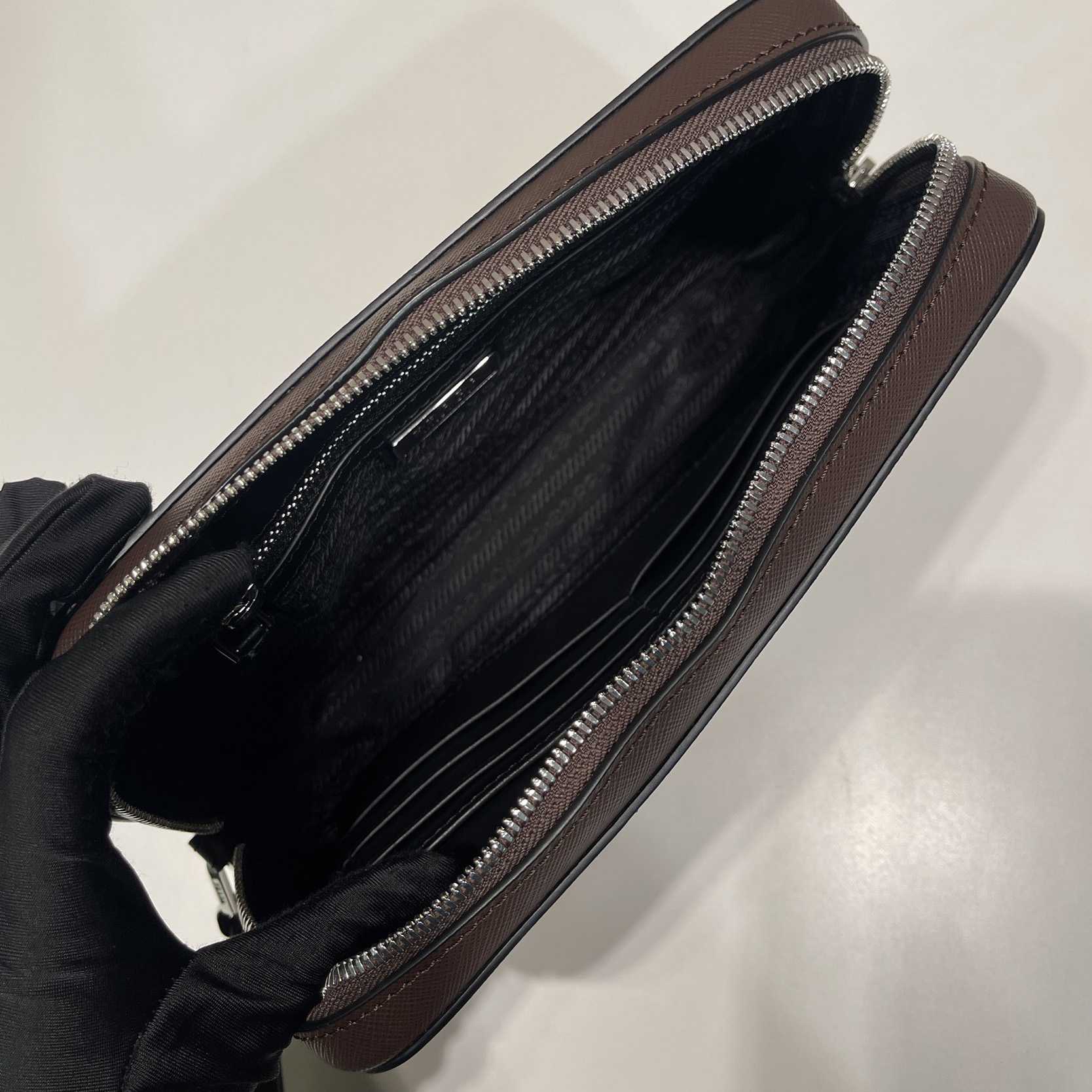 Prada Leather Clutch Bag (23.5*15.5*6.5cm) - FashionPlug