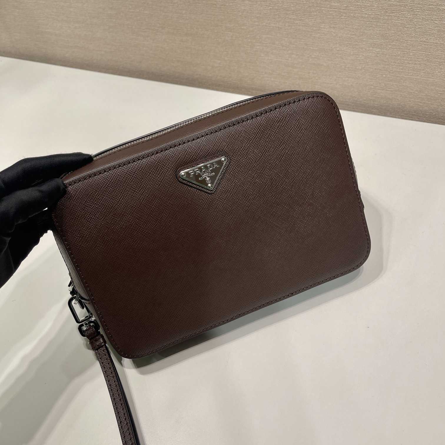 Prada Leather Clutch Bag (23.5*15.5*6.5cm) - FashionPlug