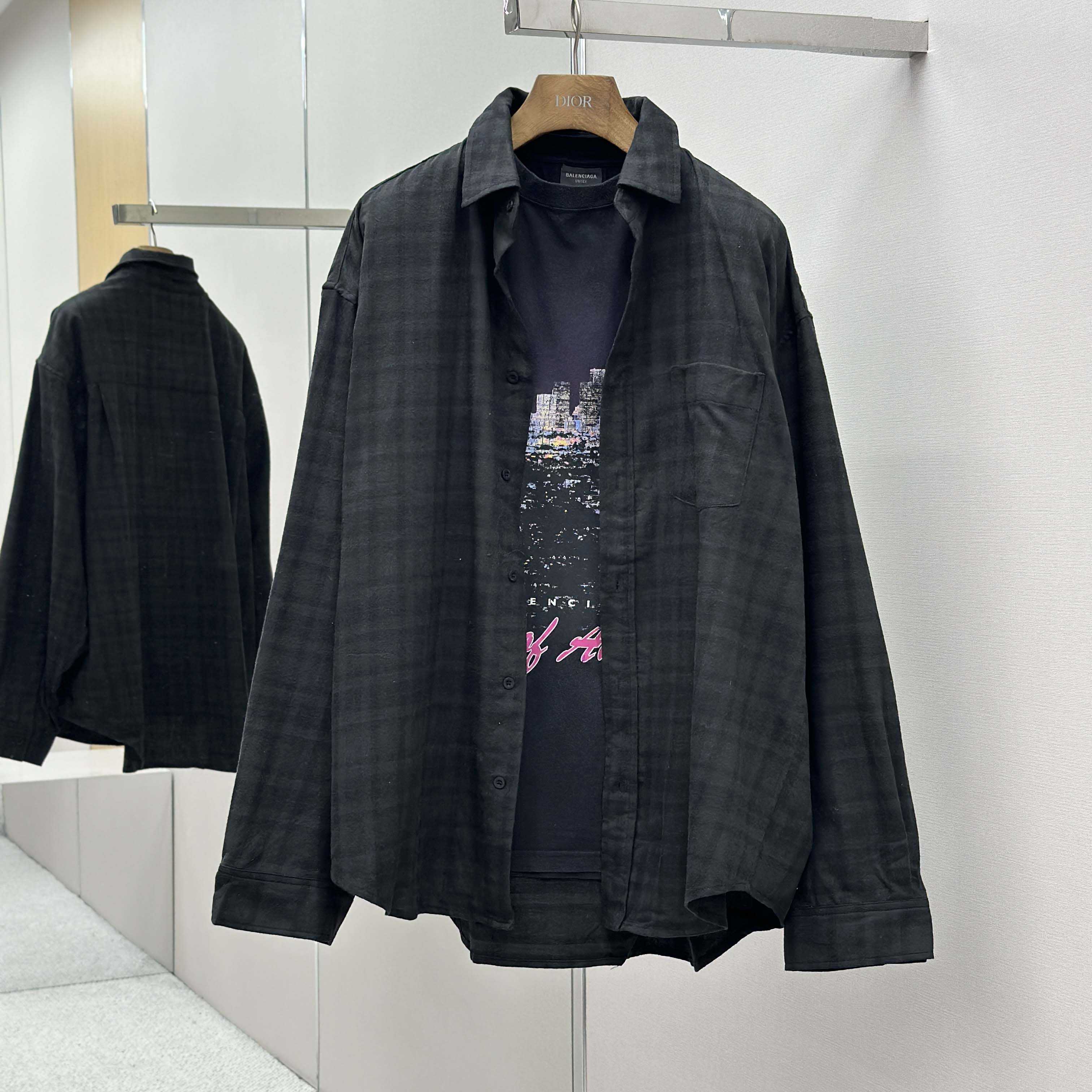 Balenciaga Layered Shirt - FashionPlug