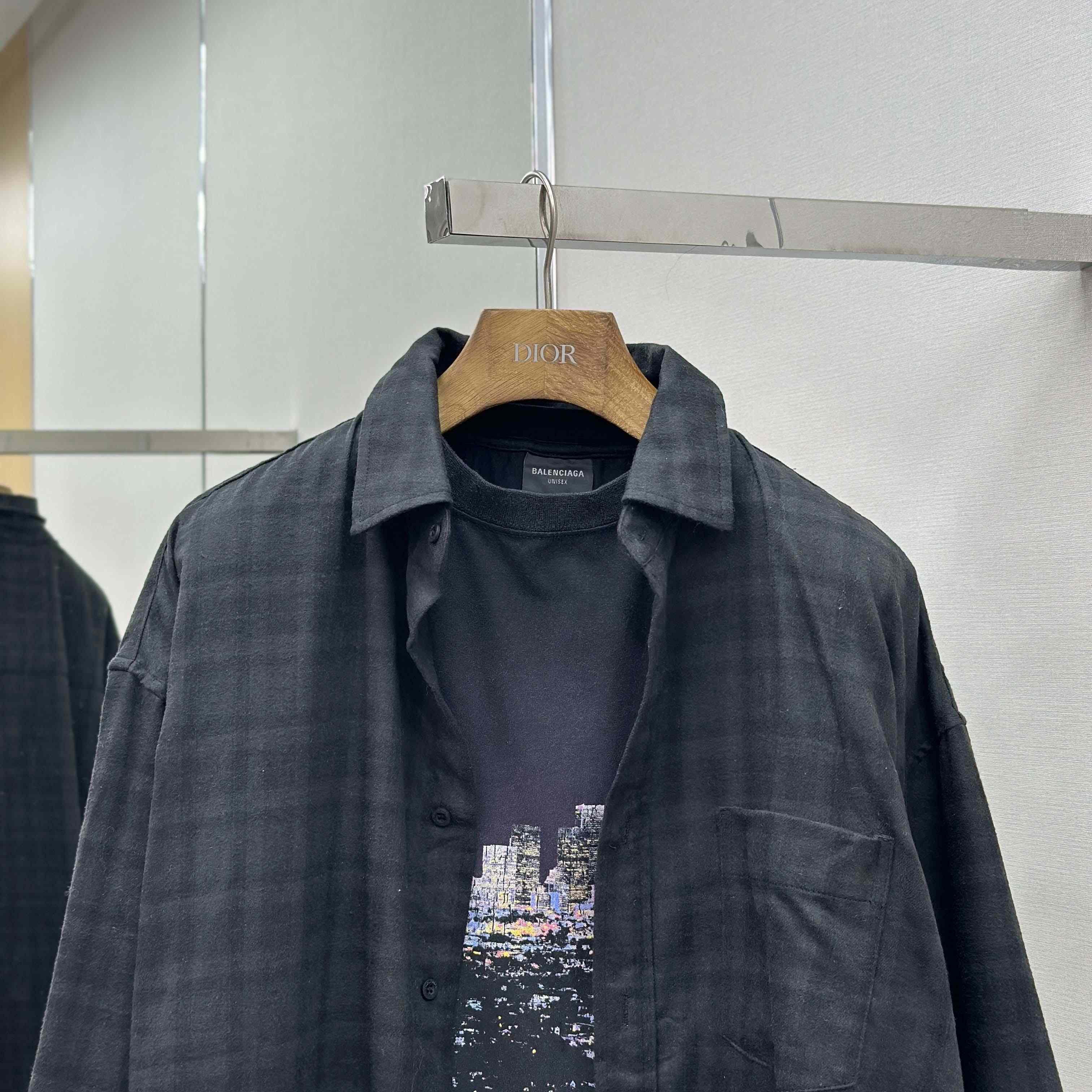 Balenciaga Layered Shirt - FashionPlug